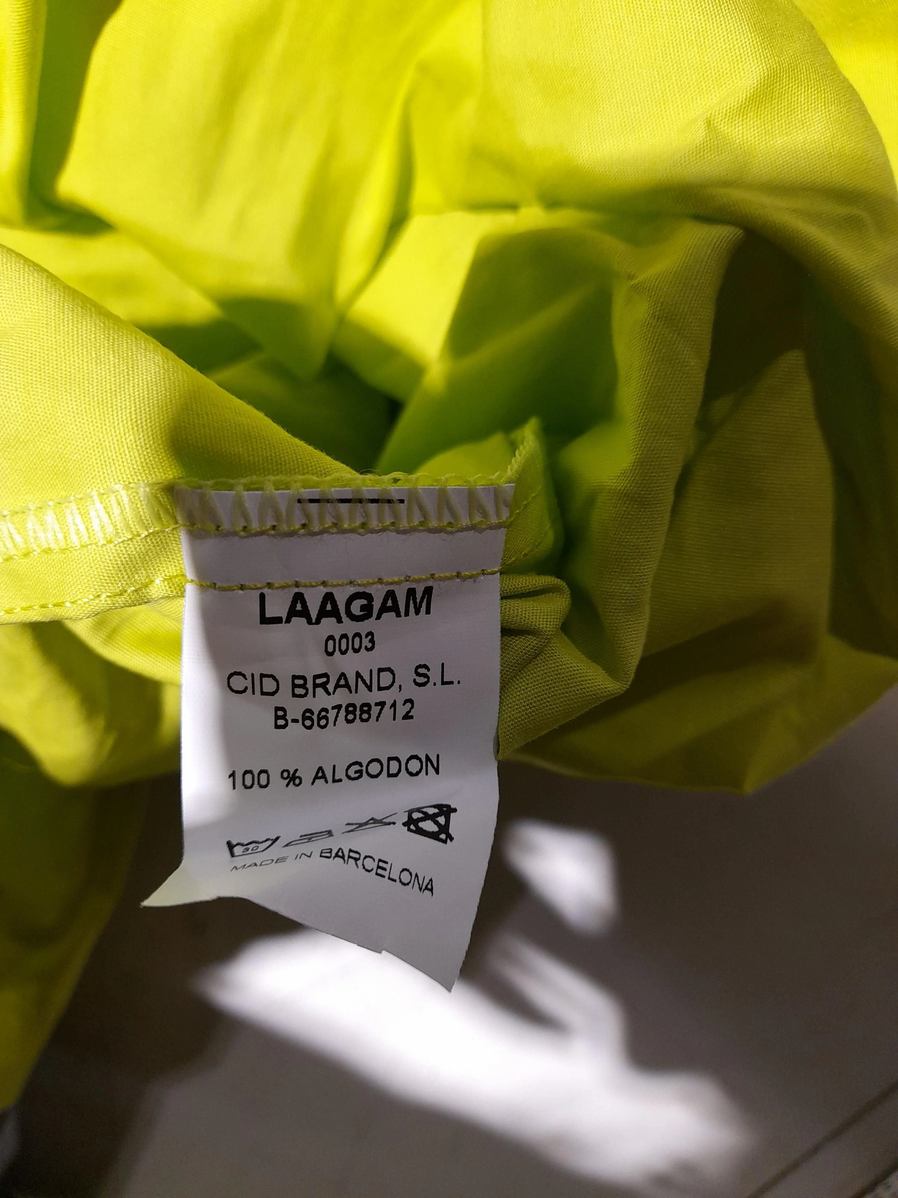 LAAGAM Women's Top M Green 100% Cotton Basic New with tags - Image 6