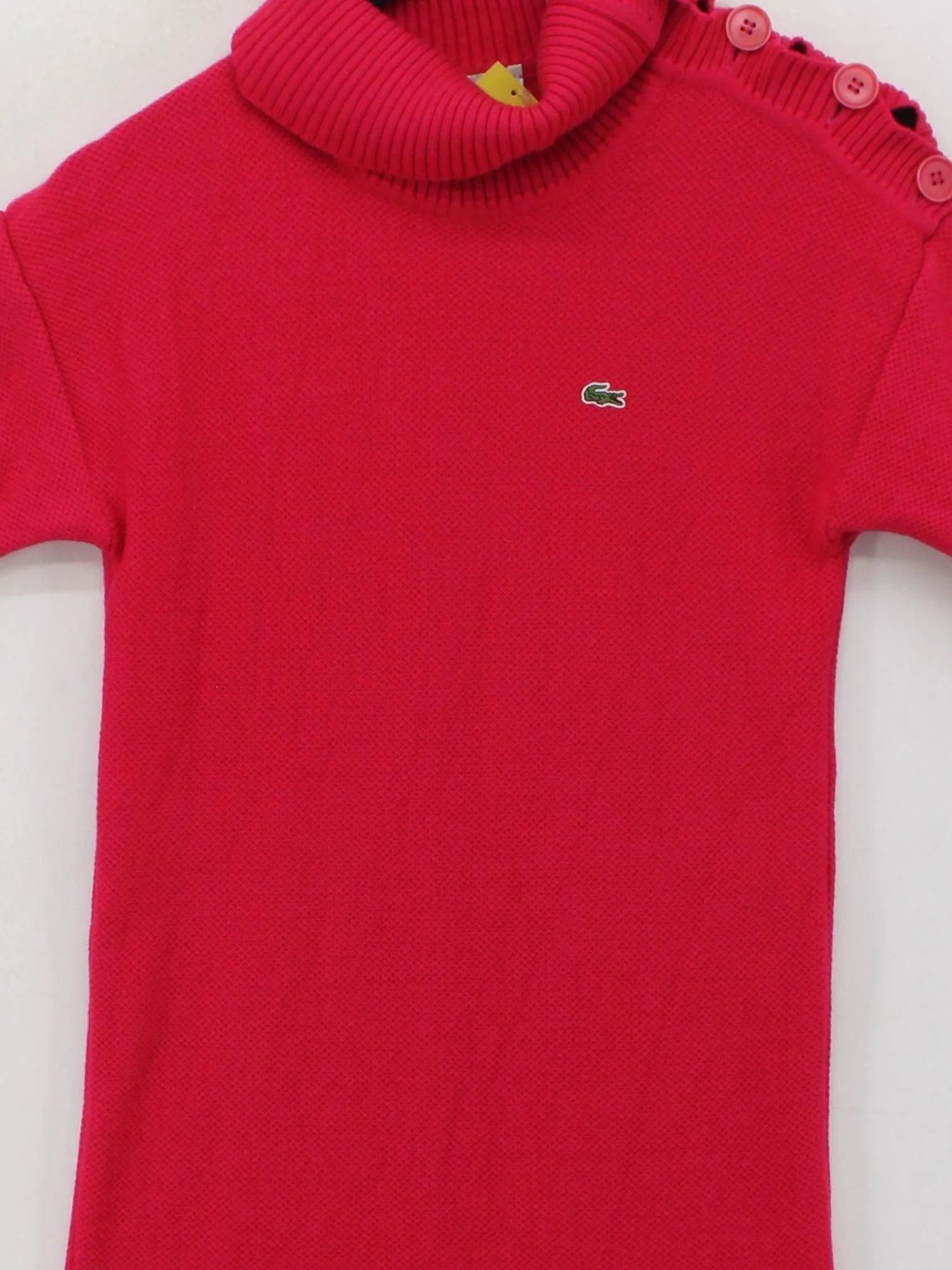Lacoste Jumper Mini Dress in Pink - Image 3