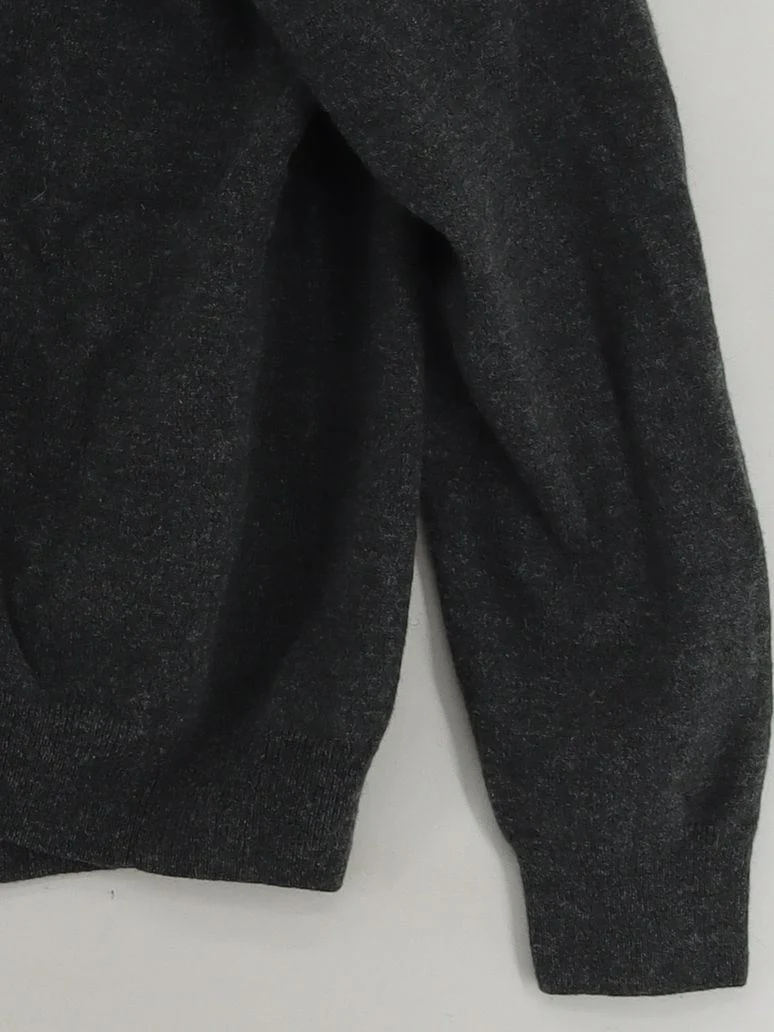 Lacoste Men's Hoodie L Grey 100% Wool Pullover - Image 4