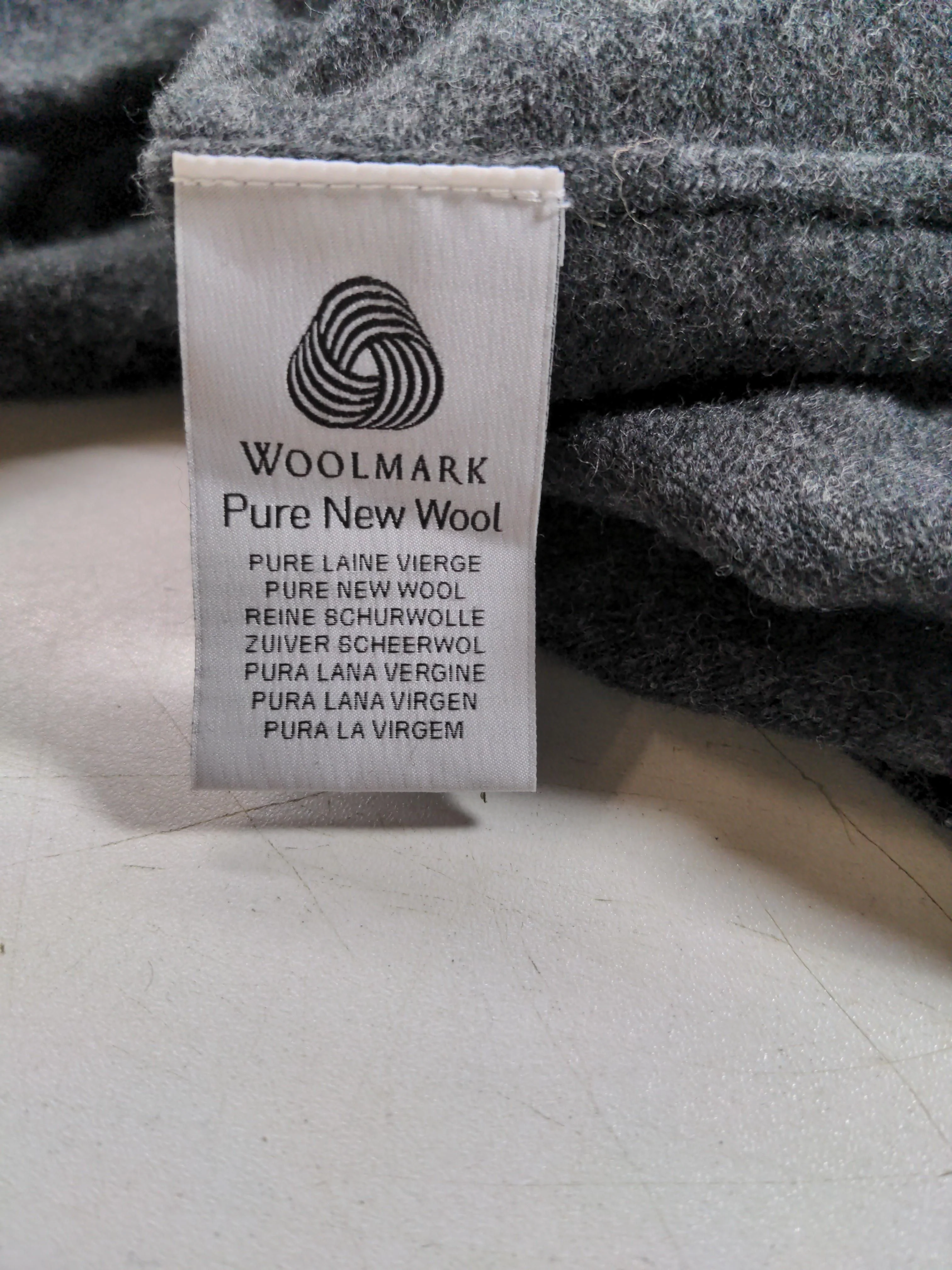 Lacoste Men's Hoodie L Grey 100% Wool Pullover - Image 6