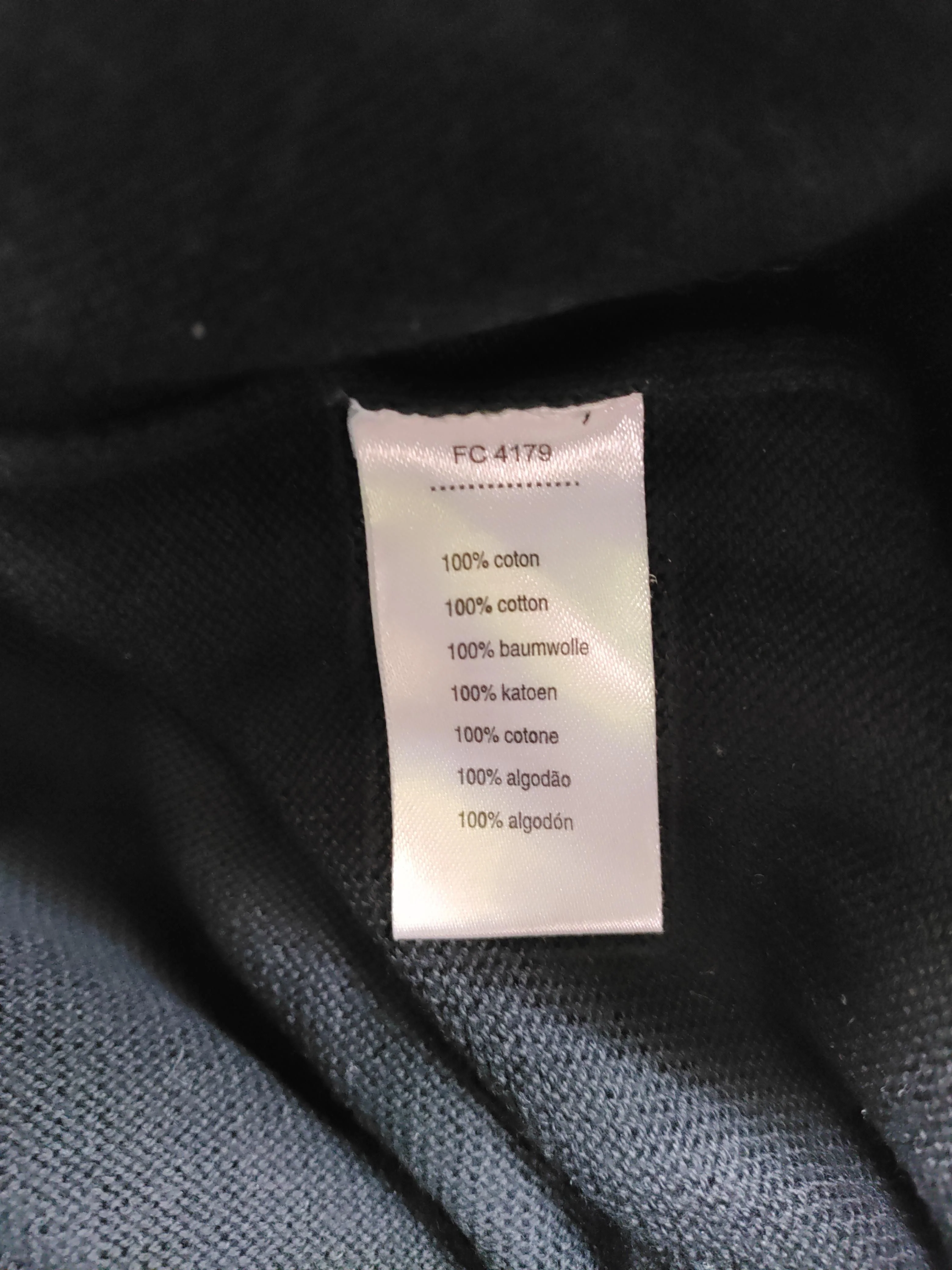 Lacoste Men's Jumper L Black 100% Cotton V-Neck Pullover - Image 6