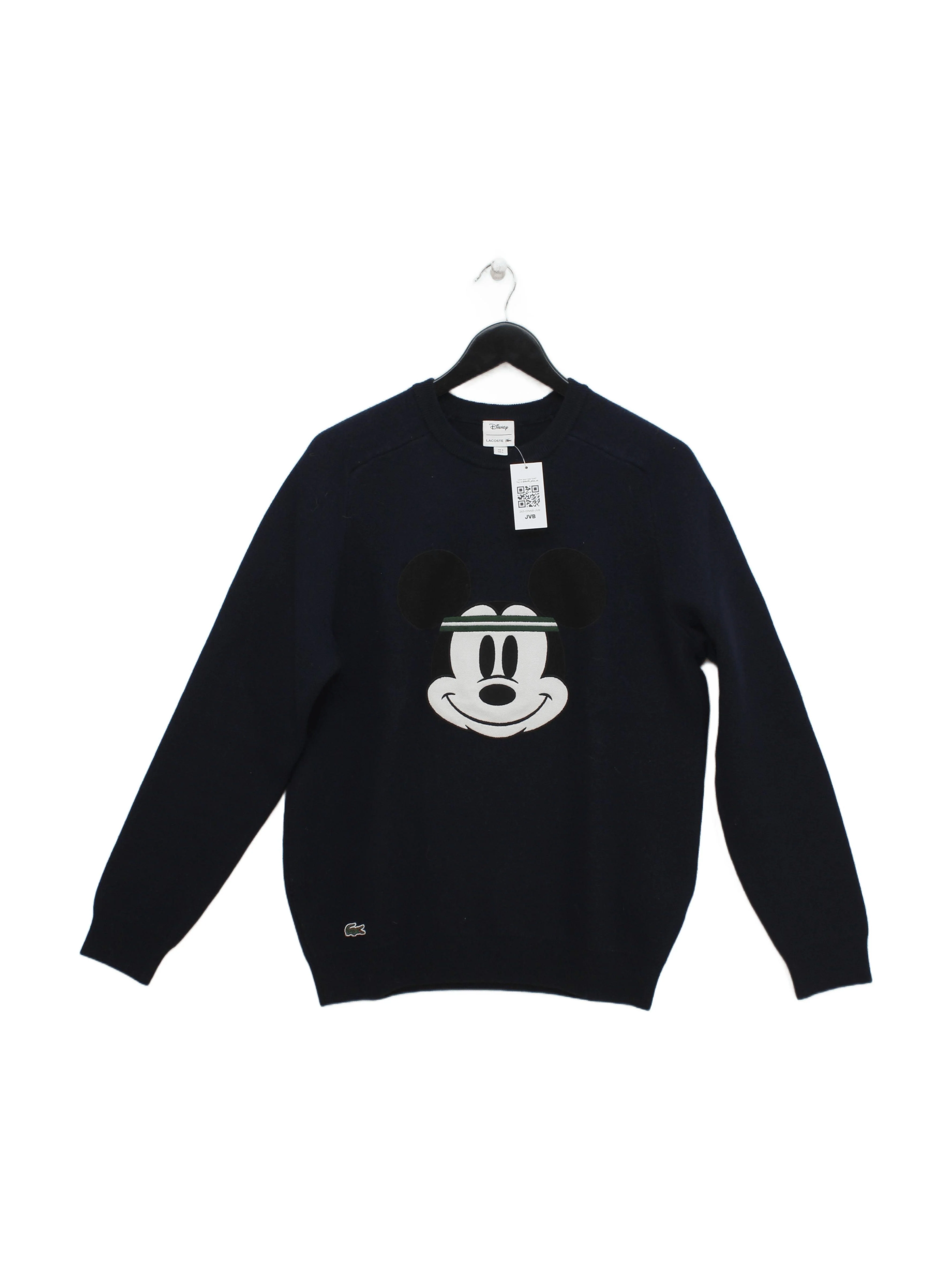 Lacoste Men's Jumper L Blue Wool with Polyamide, Elastane Pullover