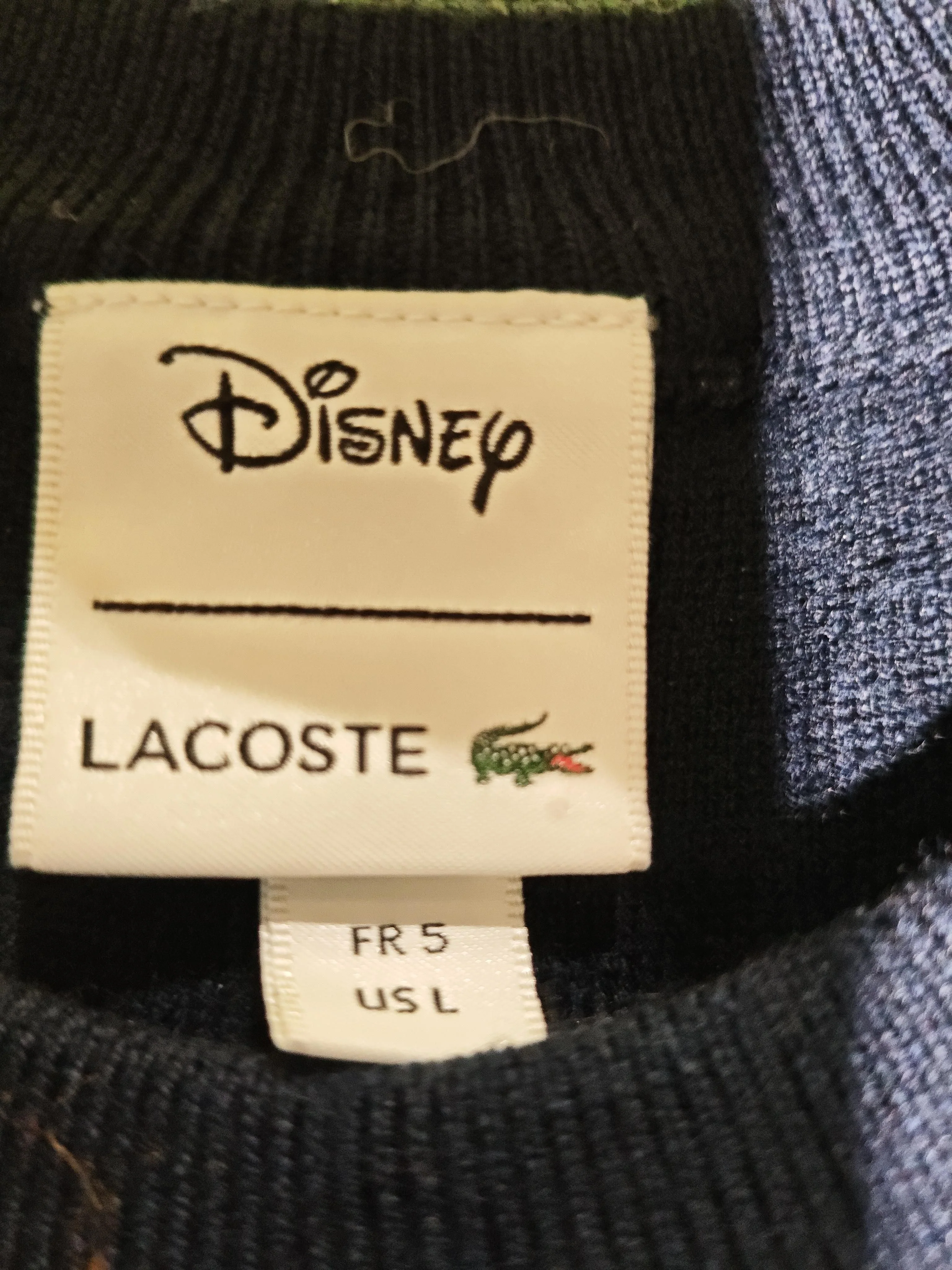 Lacoste Men's Jumper L Blue Wool with Polyamide, Elastane Pullover - Image 5