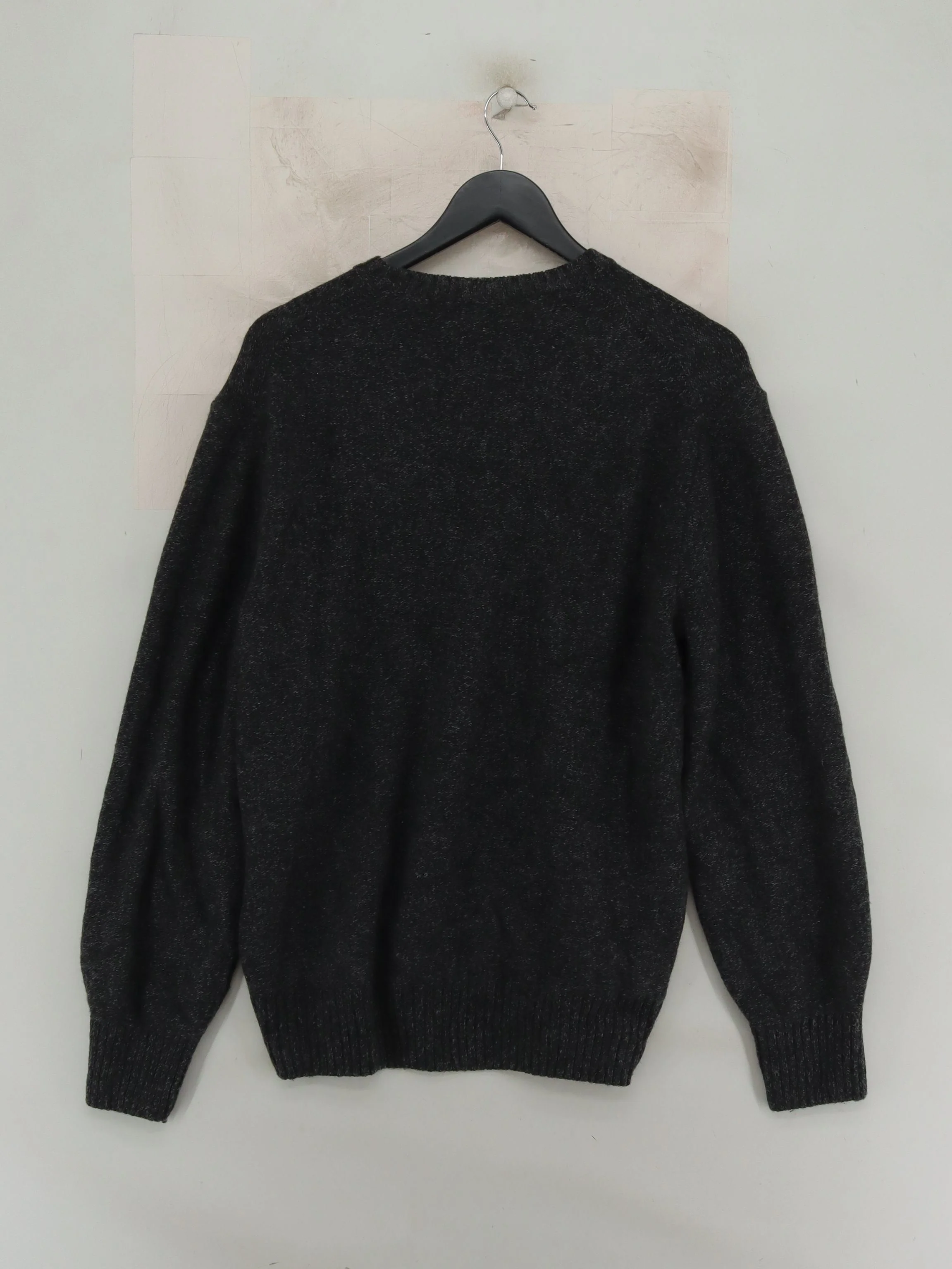 Lacoste Men's Jumper L Grey 100% Wool Round Neck Pullover - Image 2