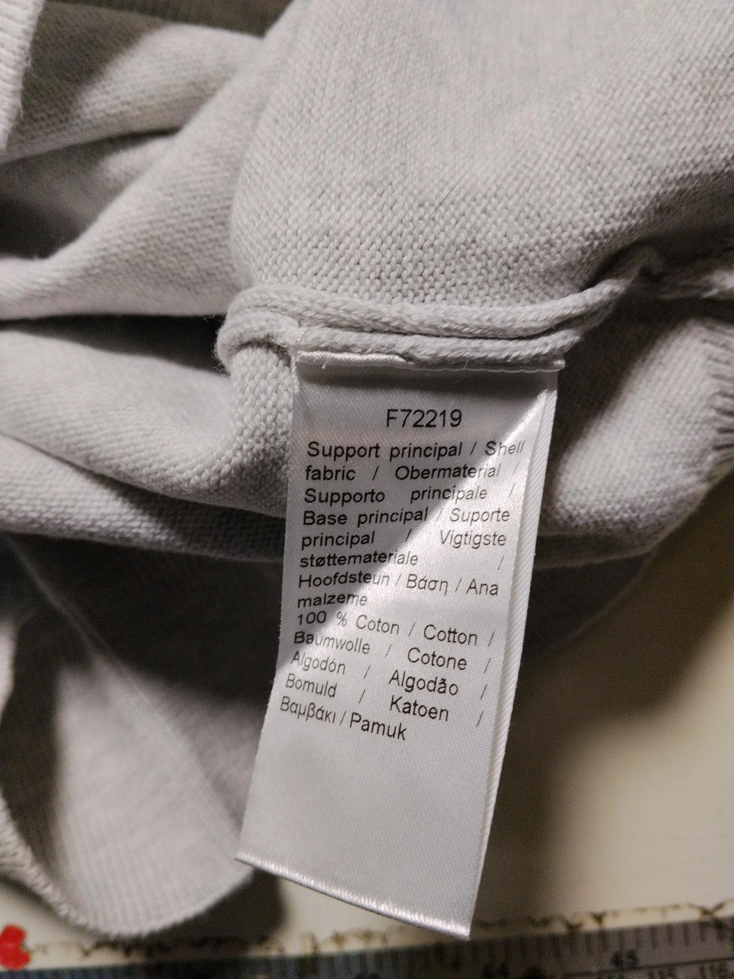 Lacoste Men's Jumper M Grey 100% Cotton Crew Neck Pullover - Image 6