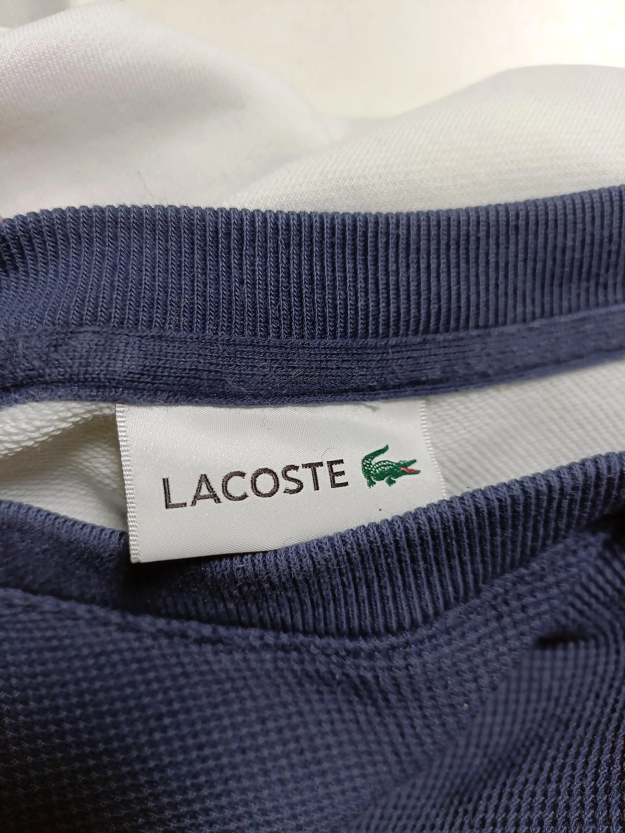 Lacoste Men's Jumper M Multi 100% Cotton Crew Neck Pullover - Image 6