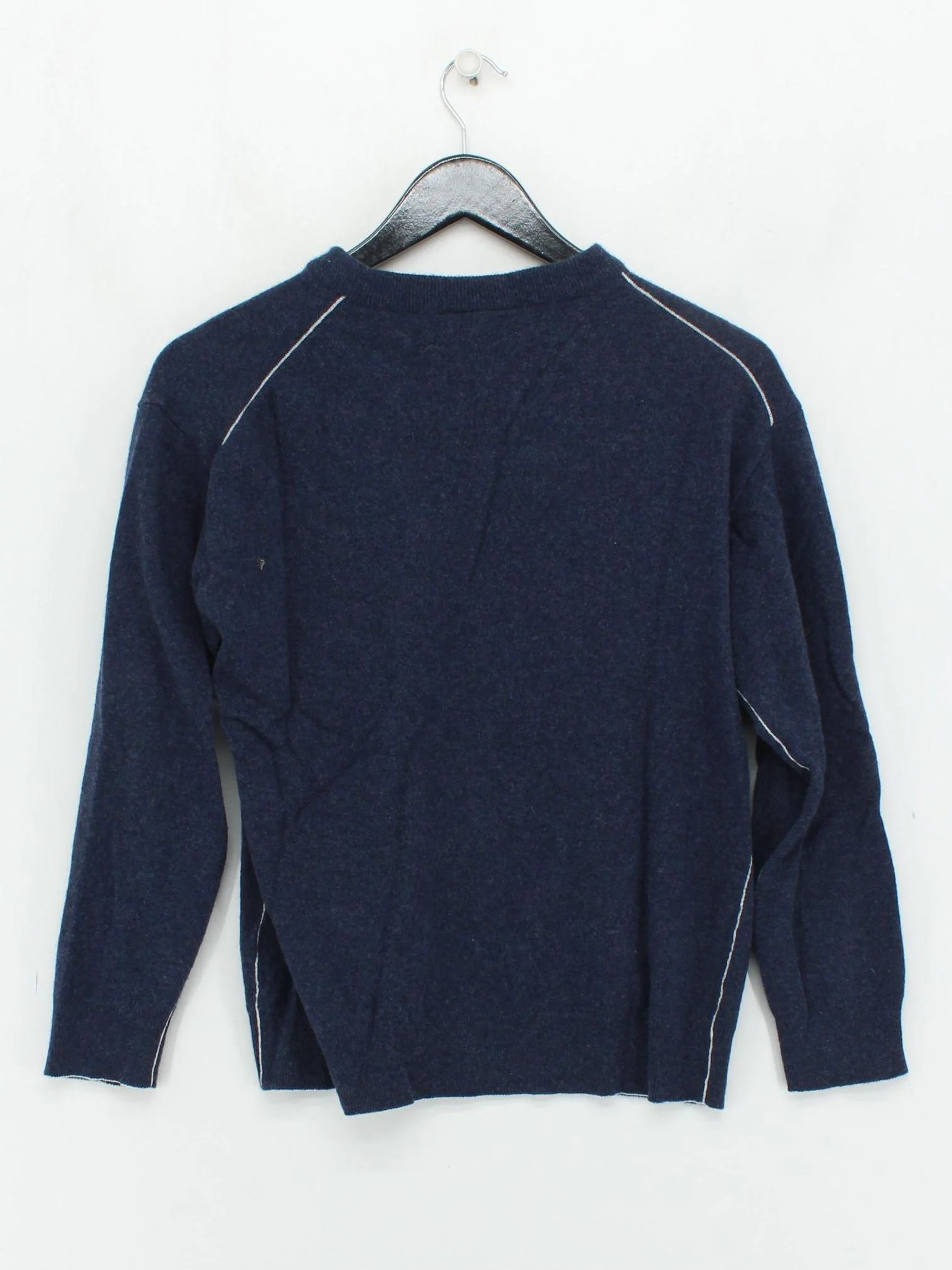 Lacoste Men's Jumper S Blue 100% Wool Round Neck Pullover - Image 2