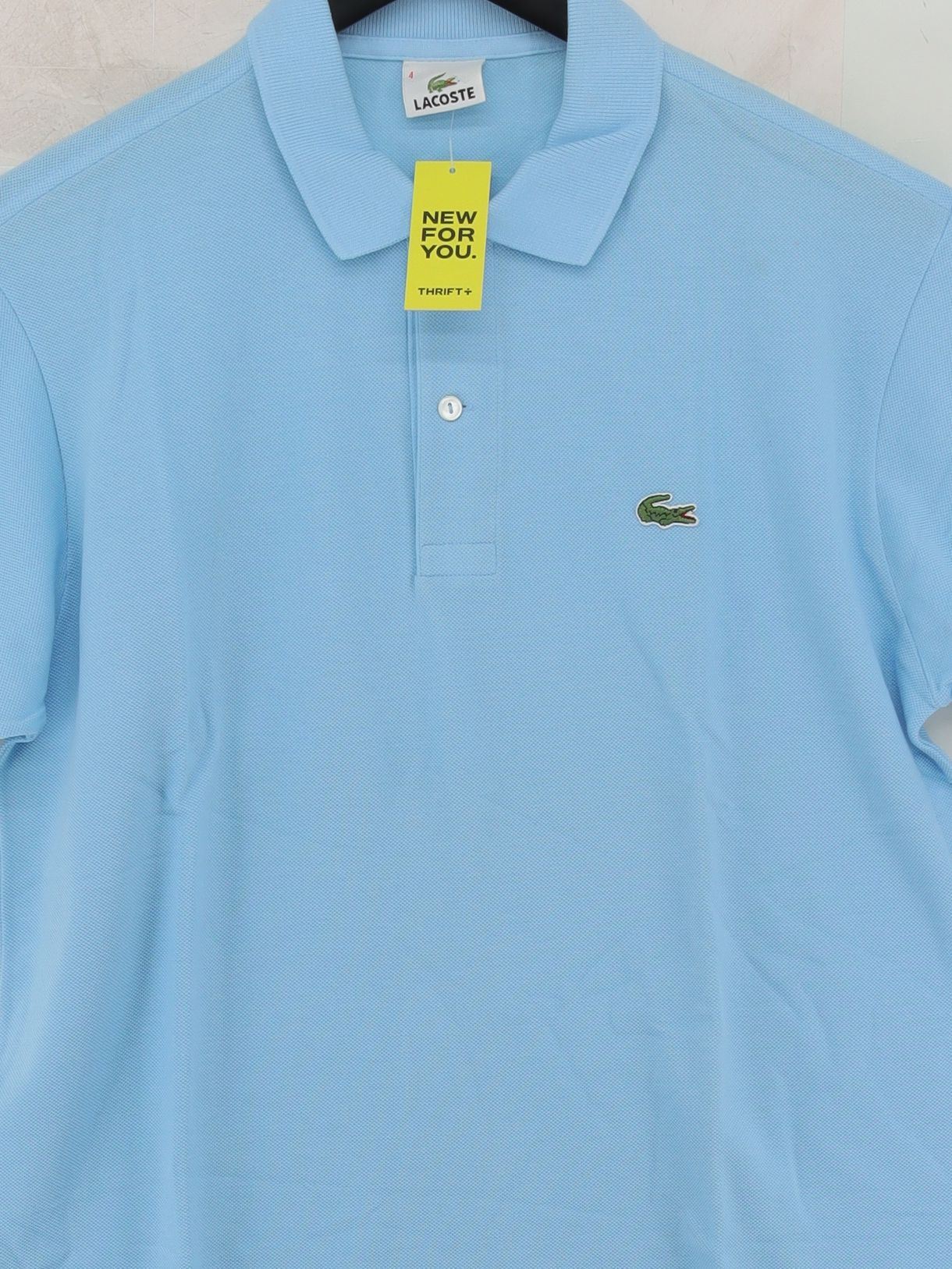 Lacoste Men's Polo M Blue 100% Cotton Basic - Image 3