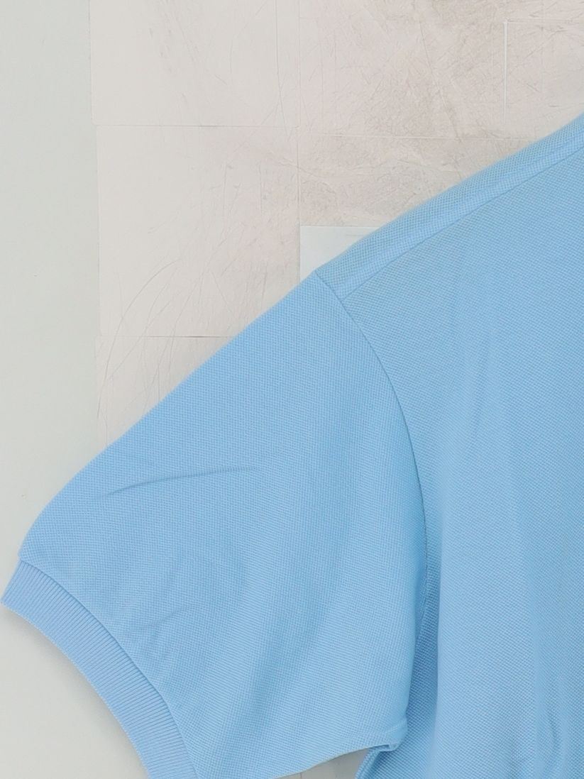 Lacoste Men's Polo M Blue 100% Cotton Basic - Image 4