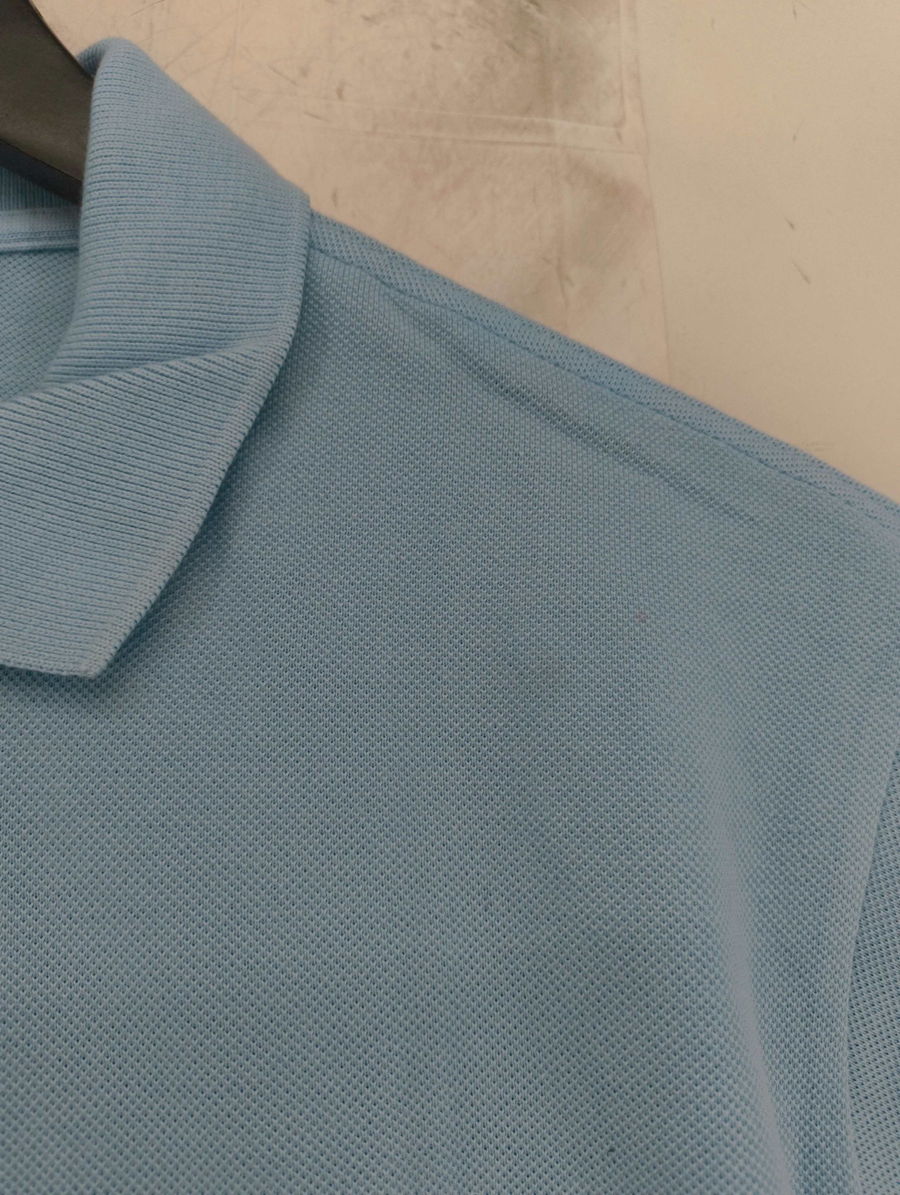 Lacoste Men's Polo M Blue 100% Cotton Basic - Image 5