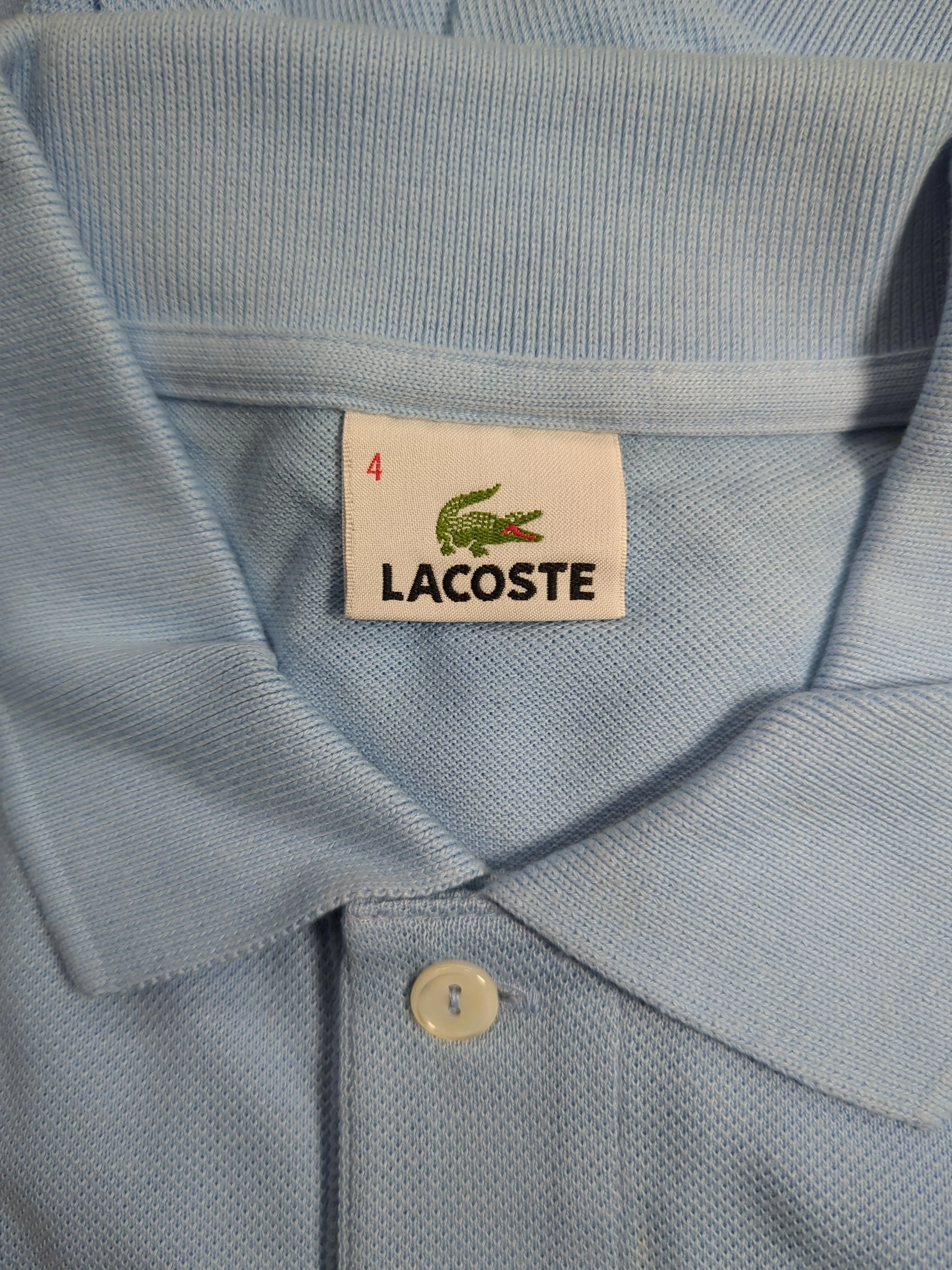 Lacoste Men's Polo M Blue 100% Cotton Basic - Image 6
