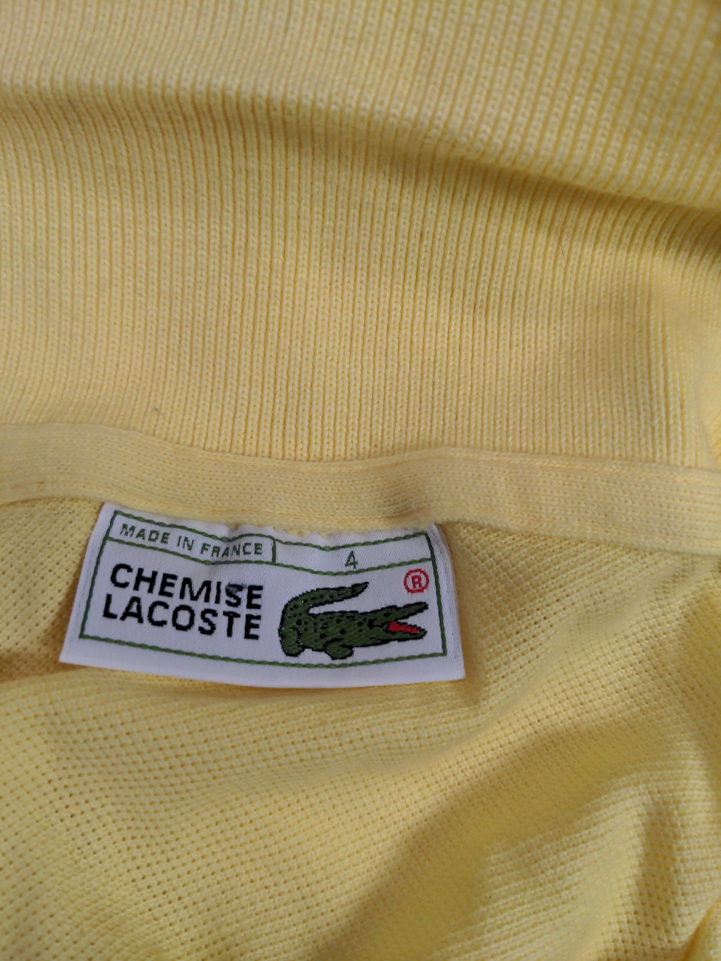 Lacoste Men's Polo M Yellow 100% Cotton Basic - Image 6