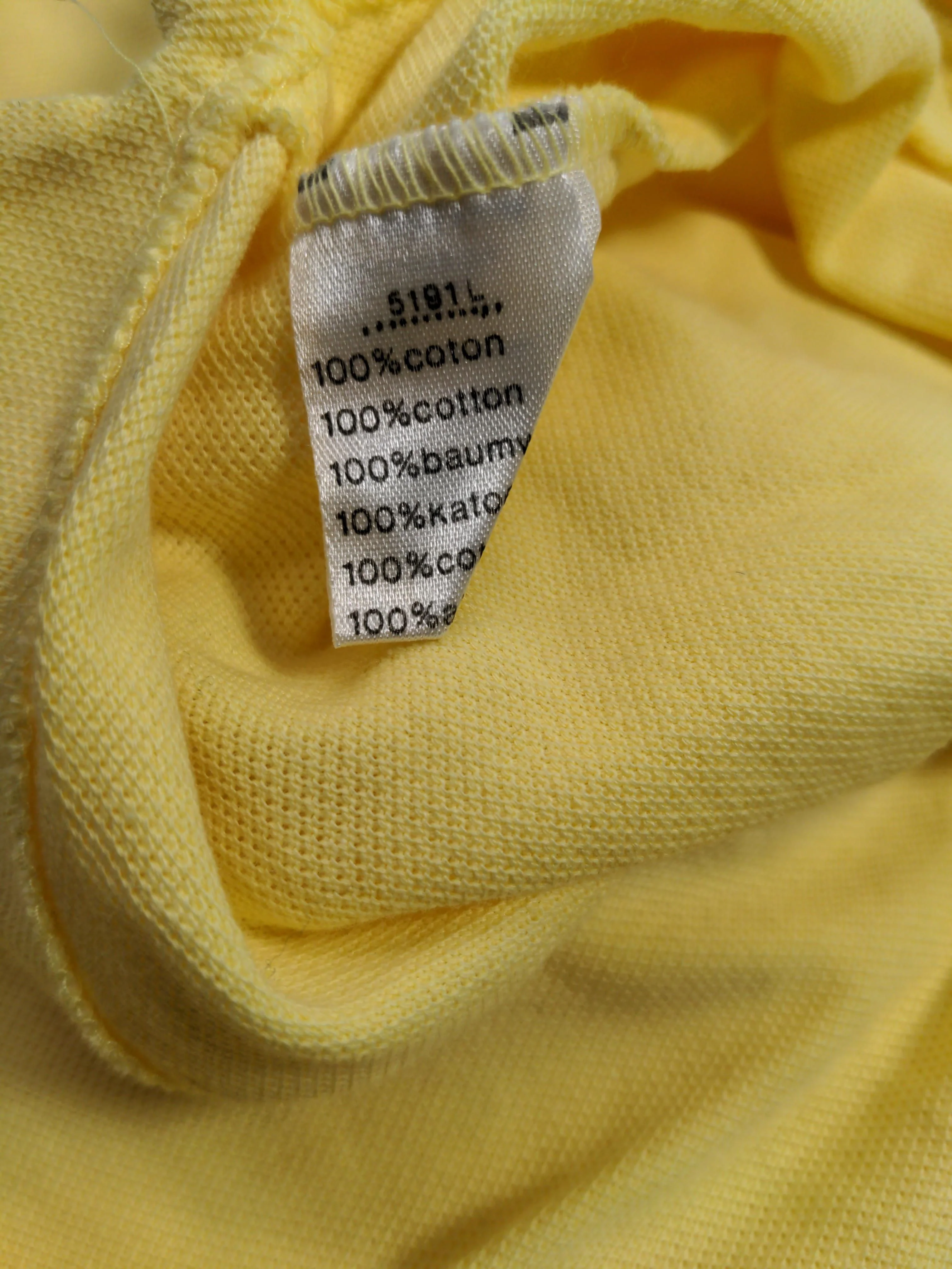 Lacoste Men's Polo M Yellow 100% Cotton Basic - Image 7