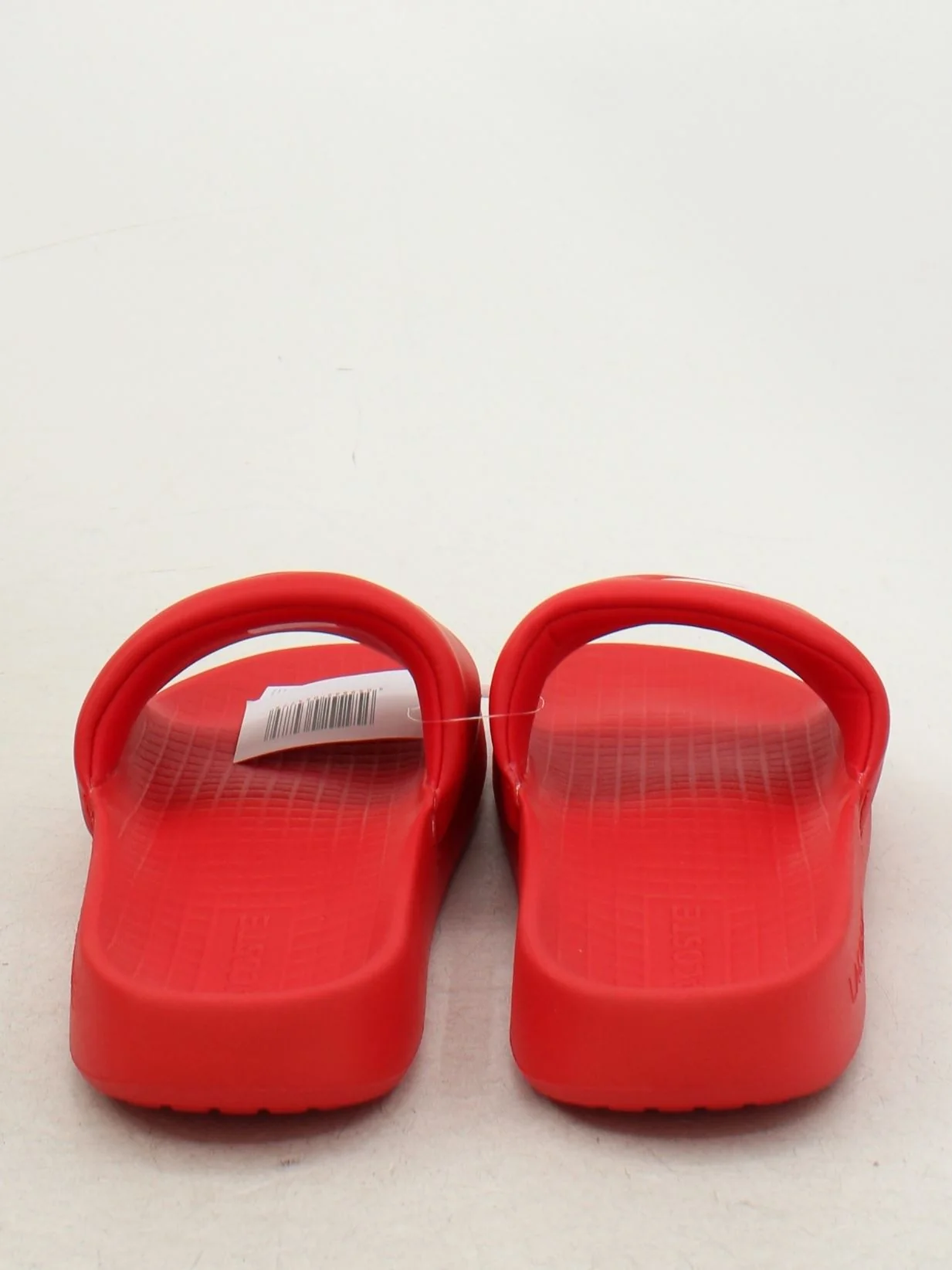 Lacoste Men's Sandals UK 10 Red 100% Other Slider New with tags - Image 3