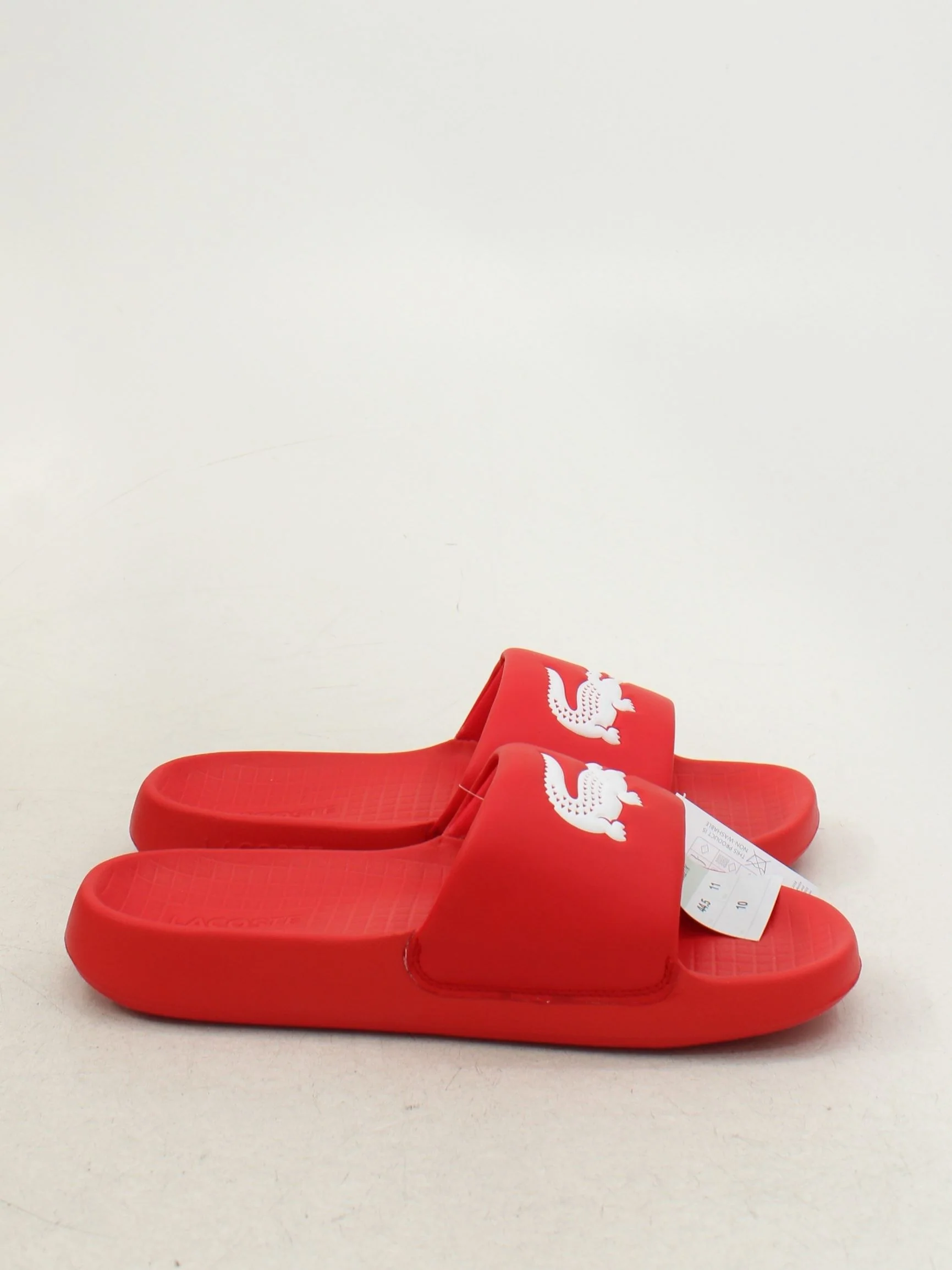 Lacoste Men's Sandals UK 10 Red 100% Other Slider New with tags - Image 5