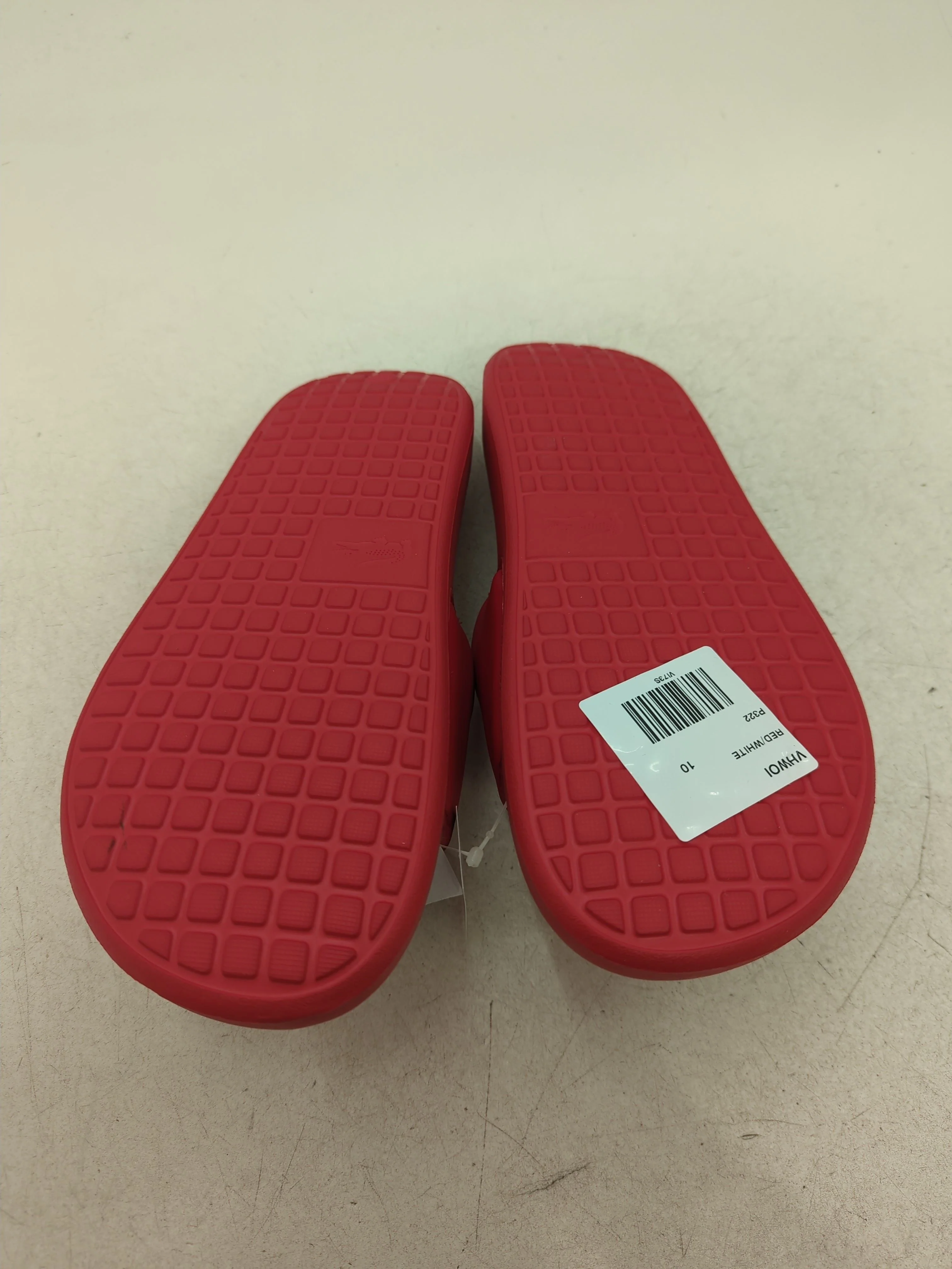 Lacoste Men's Sandals UK 10 Red 100% Other Slider New with tags - Image 7