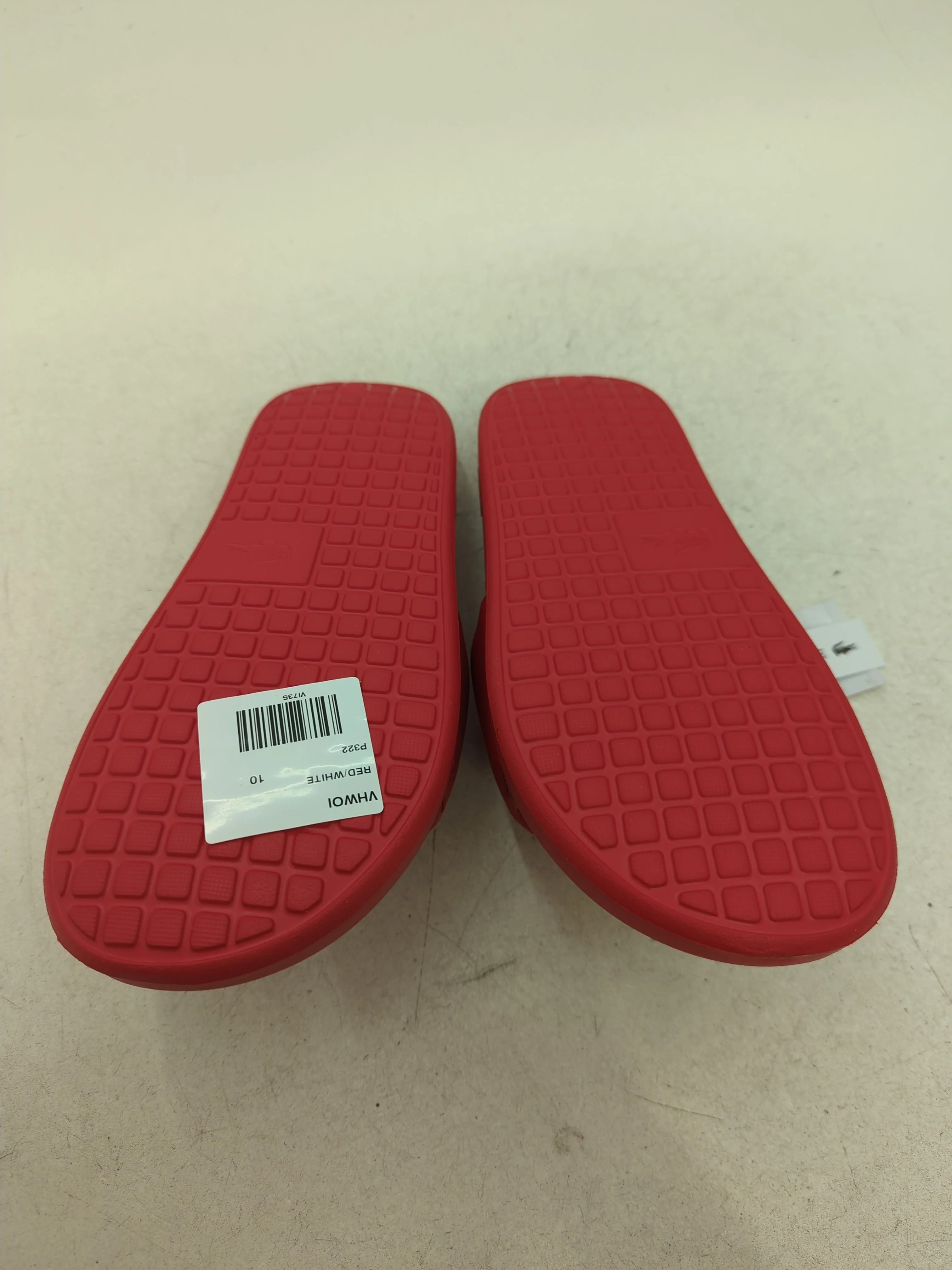 Lacoste Men's Sandals UK 10 Red 100% Other Slider New with tags - Image 7