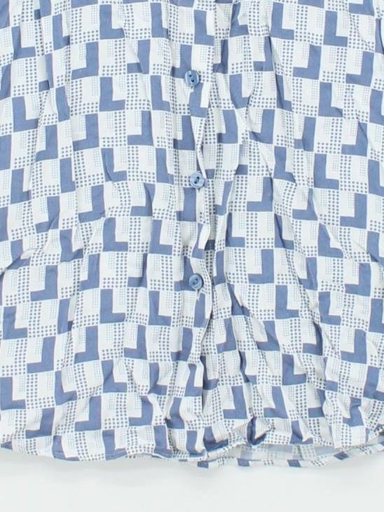 Lacoste Men's Shirt S Blue Geometric 100% Viscose Basic - Image 4