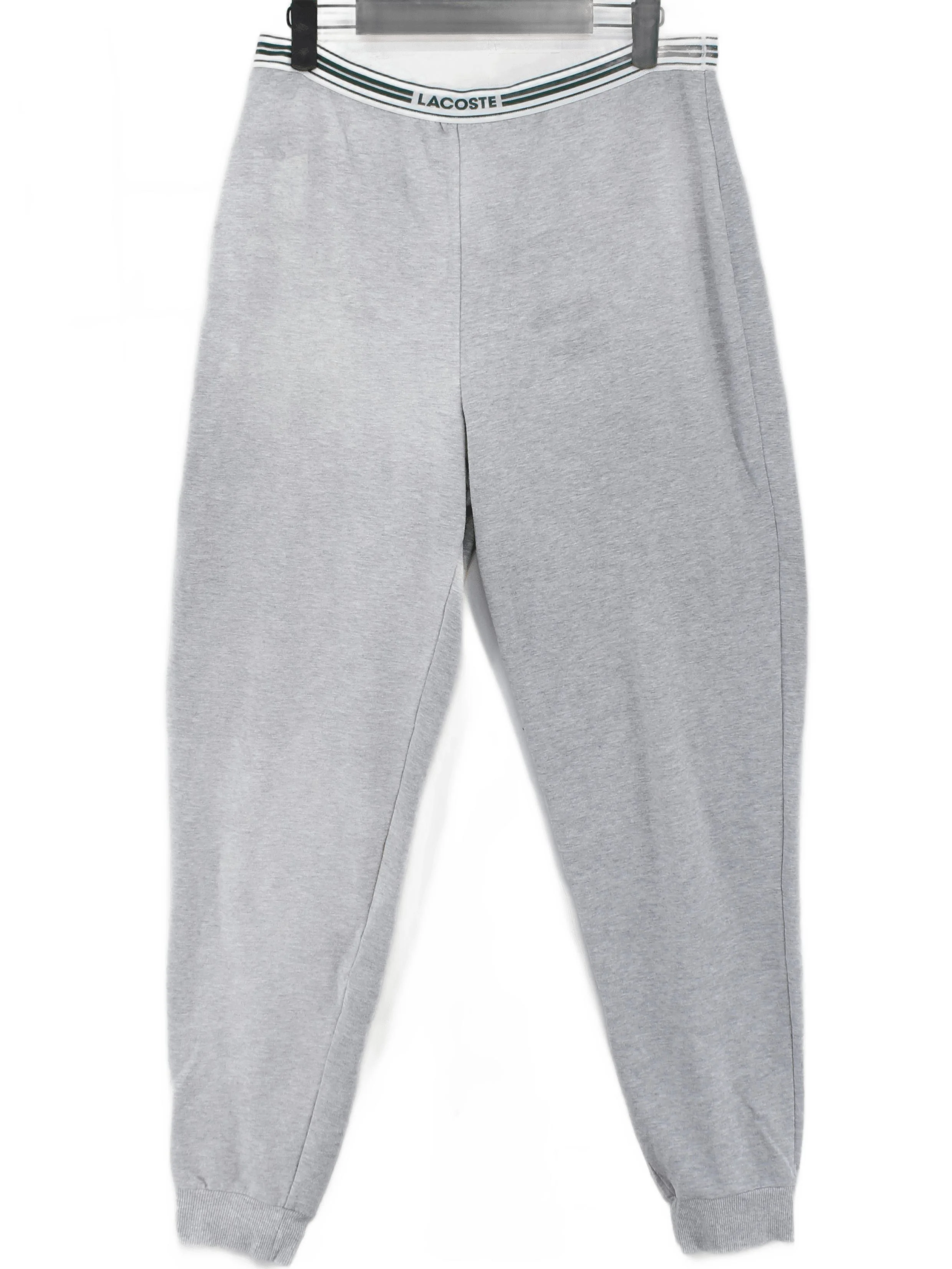 Lacoste Men's Sports Bottoms M Grey 100% Cotton Sweatpants