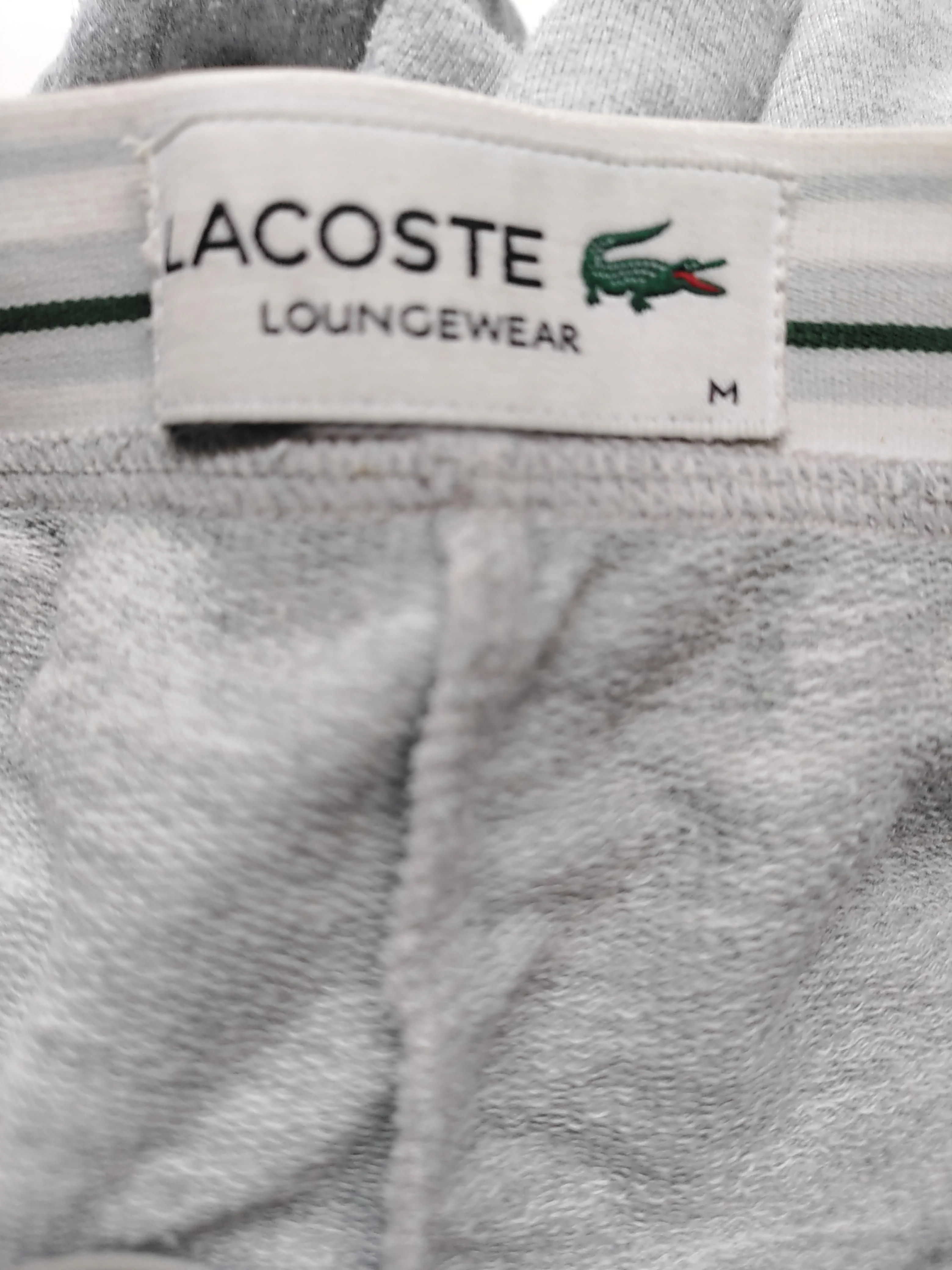 Lacoste Men's Sports Bottoms M Grey 100% Cotton Sweatpants - Image 5