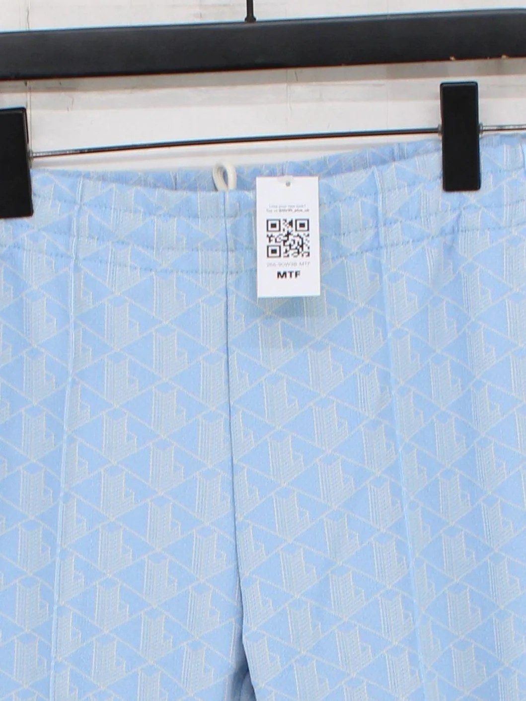 Lacoste Men's Sports Bottoms S Blue Polyester with Cotton, Polyamide Sweatpants - Image 3