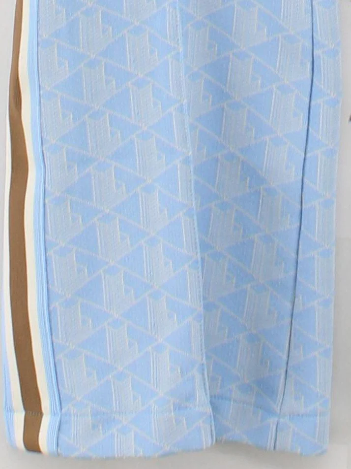 Lacoste Men's Sports Bottoms S Blue Polyester with Cotton, Polyamide Sweatpants - Image 4