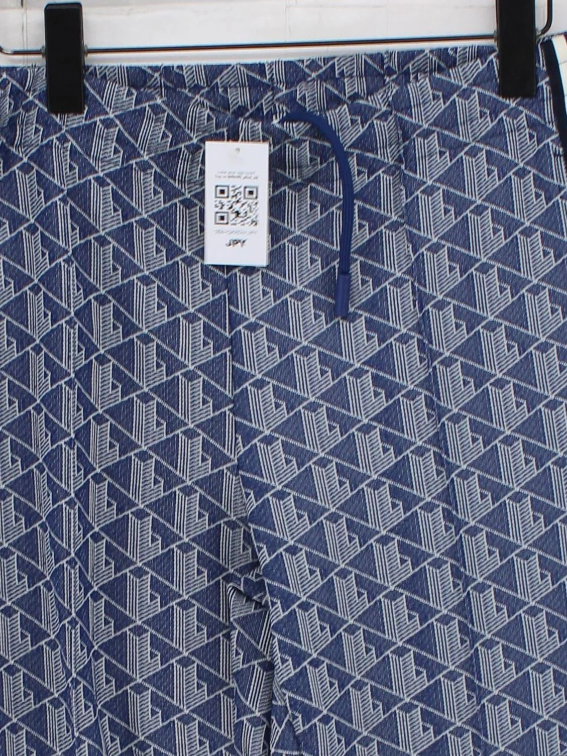 Lacoste Men's Sports Bottoms W 38 in Blue Polyester - Image 3