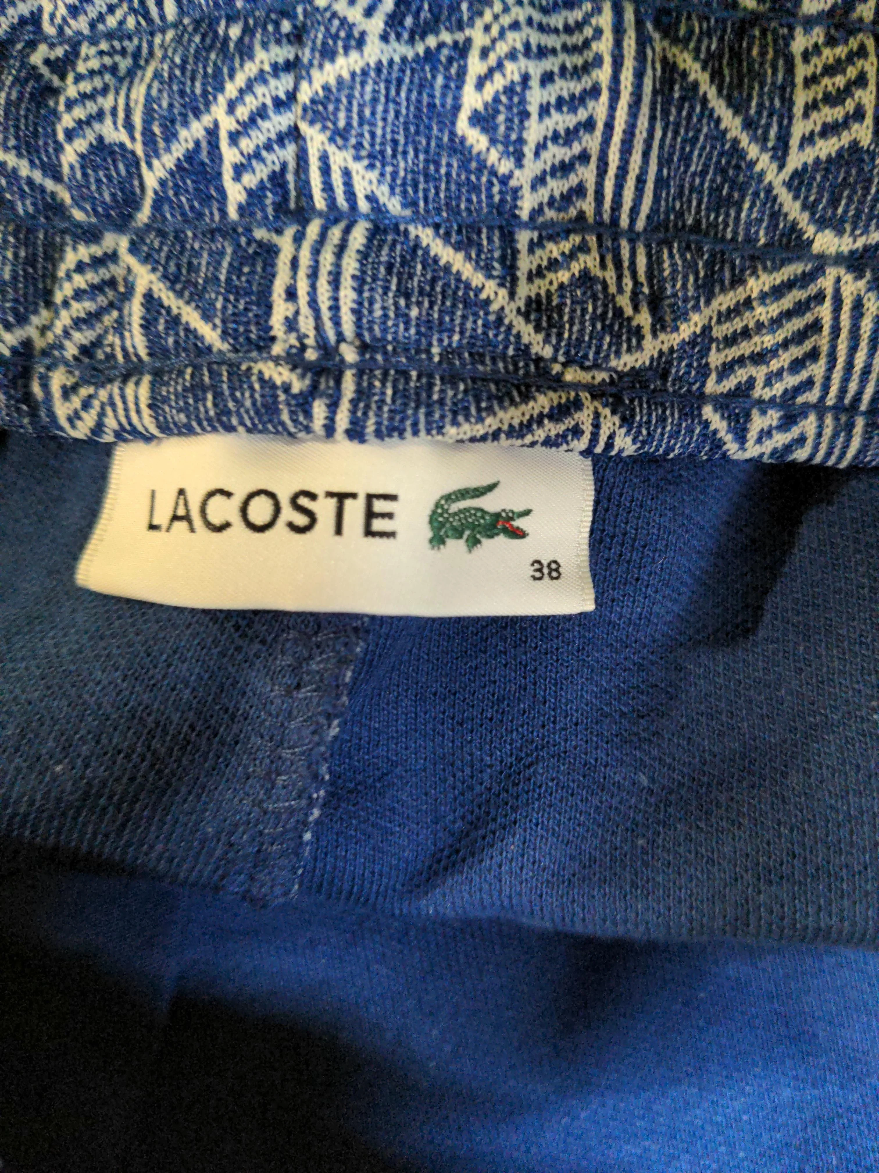 Lacoste Men's Sports Bottoms W 38 in Blue Polyester - Image 5