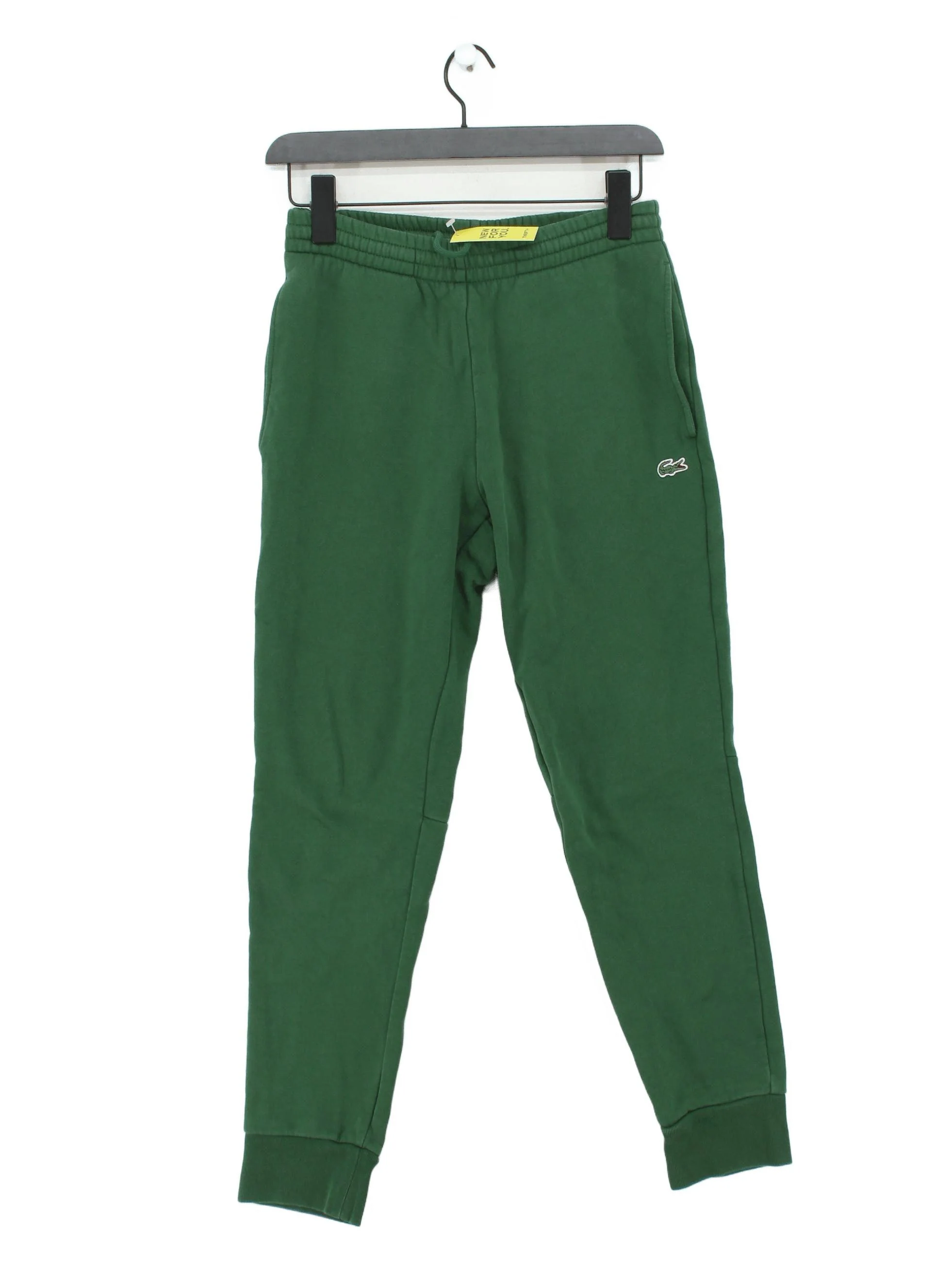 Lacoste Men's Sports Bottoms XS Green Cotton with Polyester Sweatpants