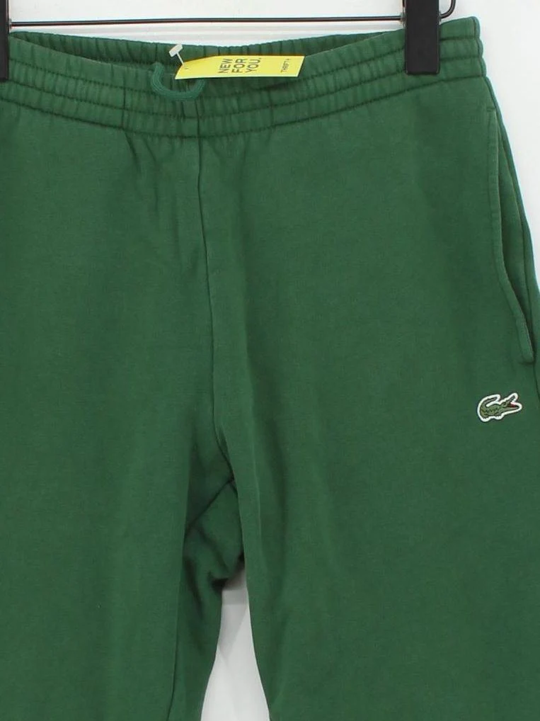 Lacoste Men's Sports Bottoms XS Green Cotton with Polyester Sweatpants - Image 3
