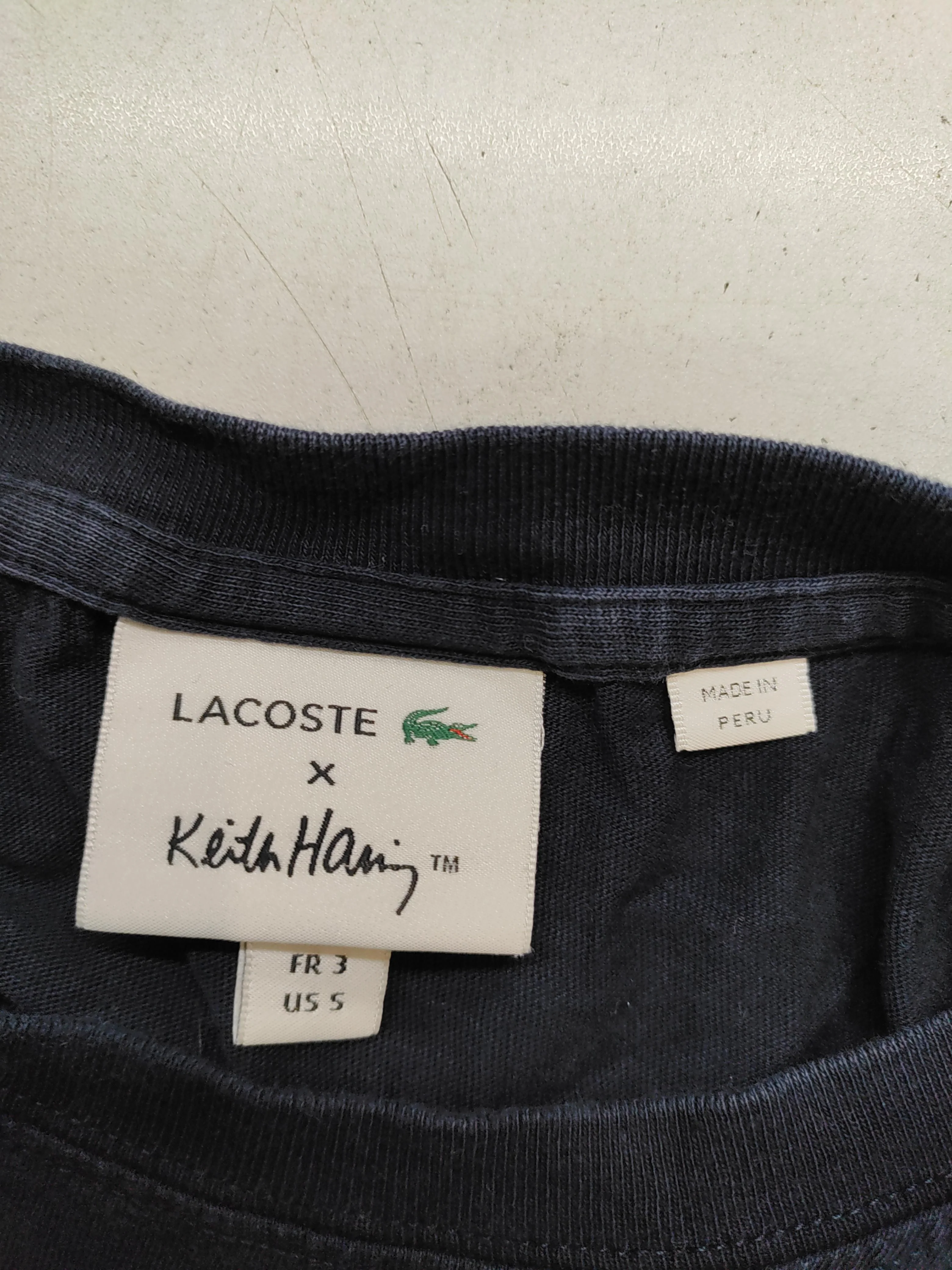 Lacoste Men's T-Shirt S Blue Graphic 100% Cotton Basic - Image 5