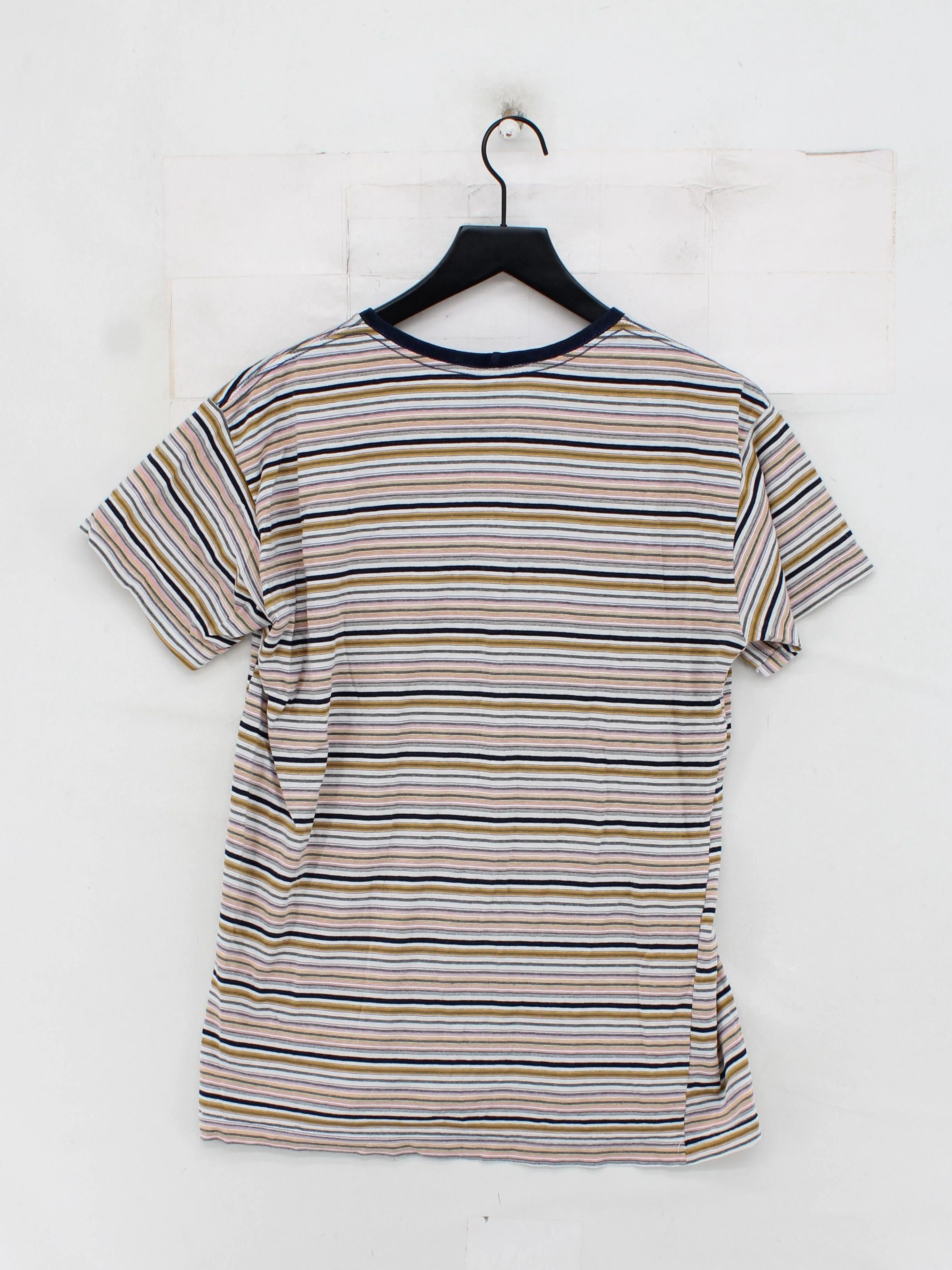 Lacoste Men's T-Shirt S Multi Striped 100% Cotton Basic - Image 2