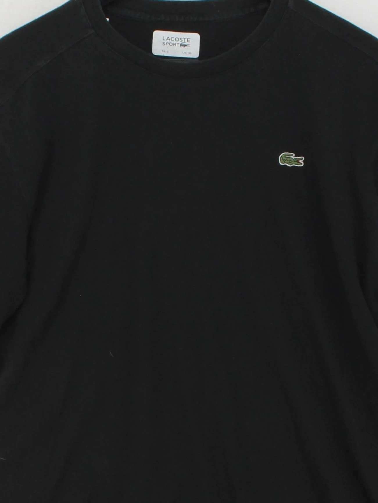 Lacoste Men's T-Shirt XL Black 100% Cotton Basic - Image 3