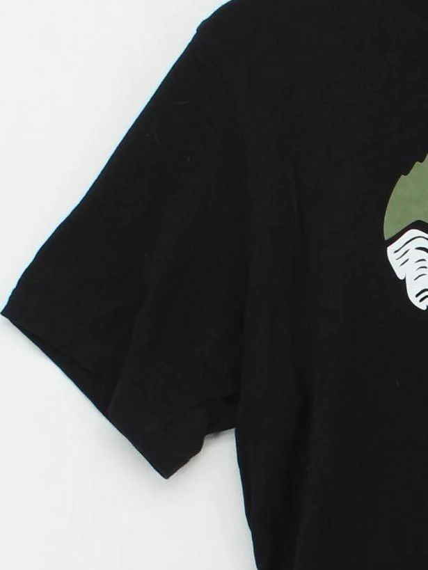 Lacoste Men's T-Shirt XL Black Graphic 100% Cotton Basic - Image 4