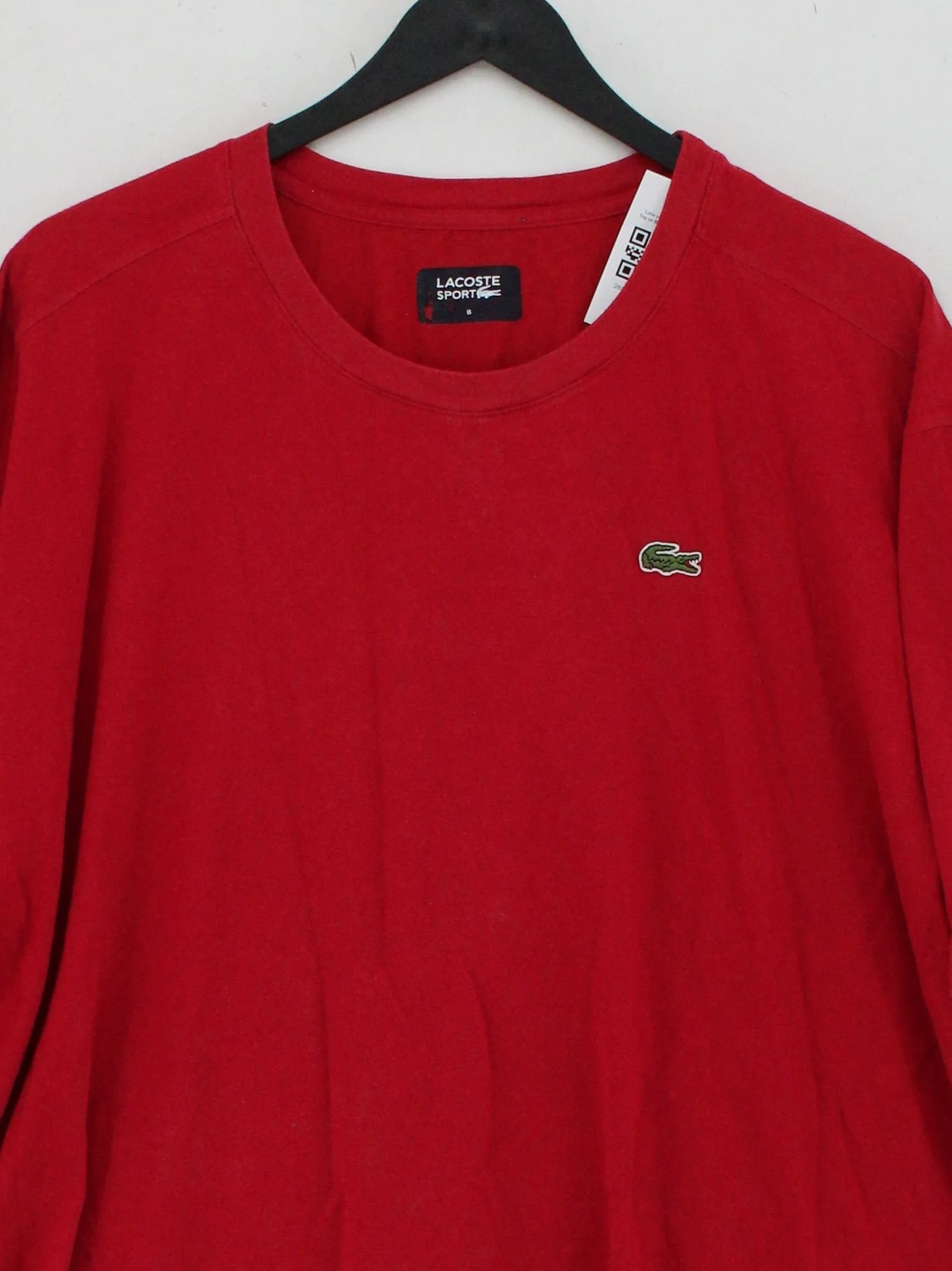 Lacoste Men's T-Shirt XL Red Cotton with Polyester Basic - Image 3
