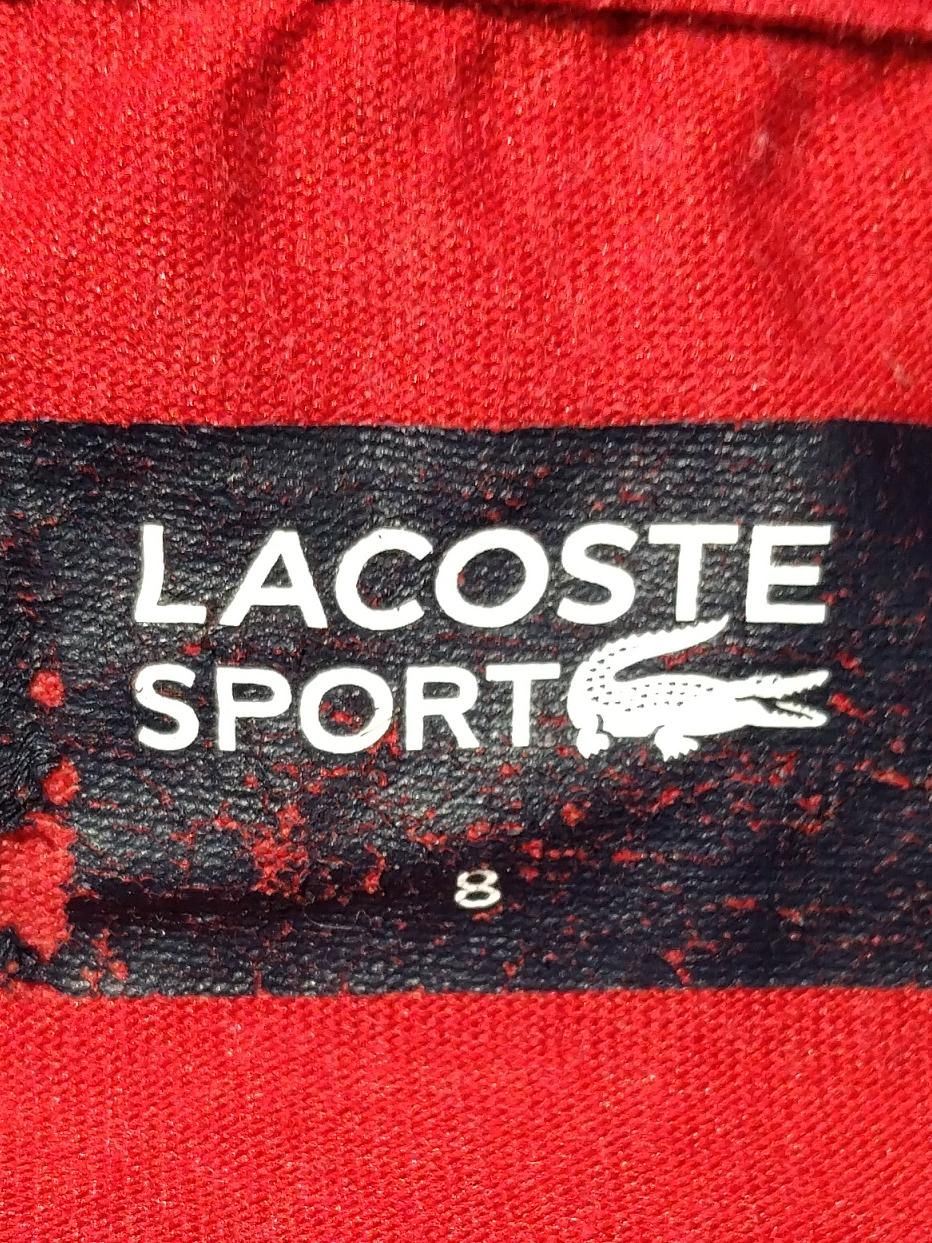 Lacoste Men's T-Shirt XL Red Cotton with Polyester Basic - Image 5