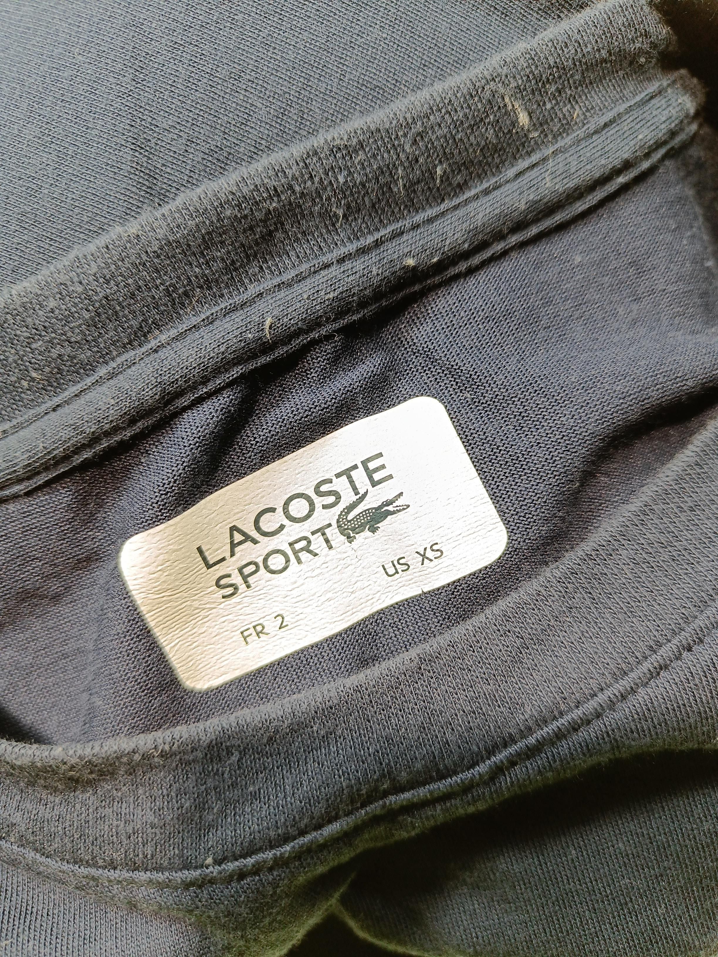 Lacoste Men's T-Shirt XS Blue Cotton with Polyester Basic - Image 6