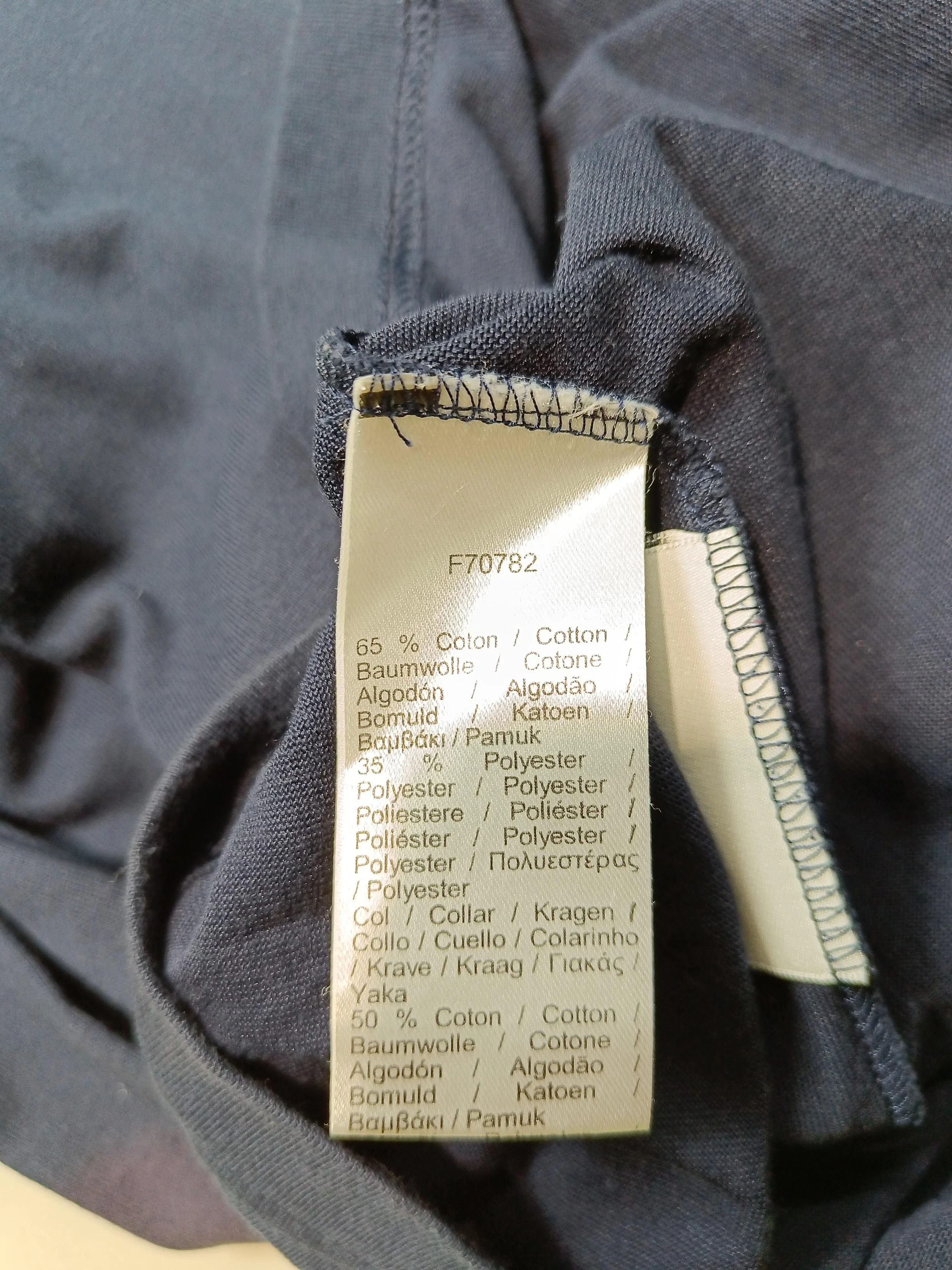 Lacoste Men's T-Shirt XS Blue Cotton with Polyester Basic - Image 7