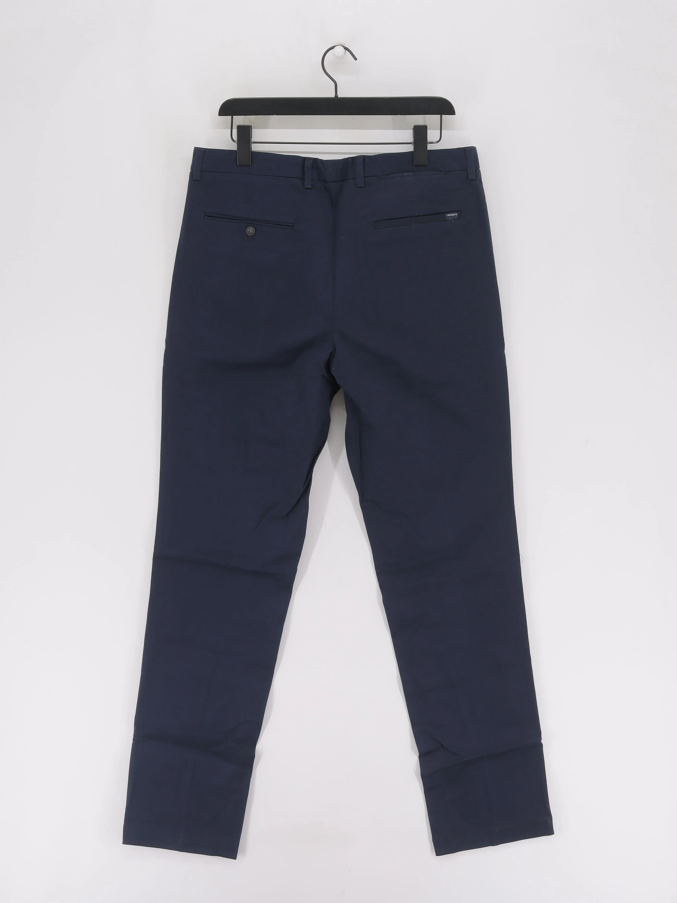Lacoste Men's Trousers W 33 in Blue Cotton with Elastane Chino New with tags - Image 2