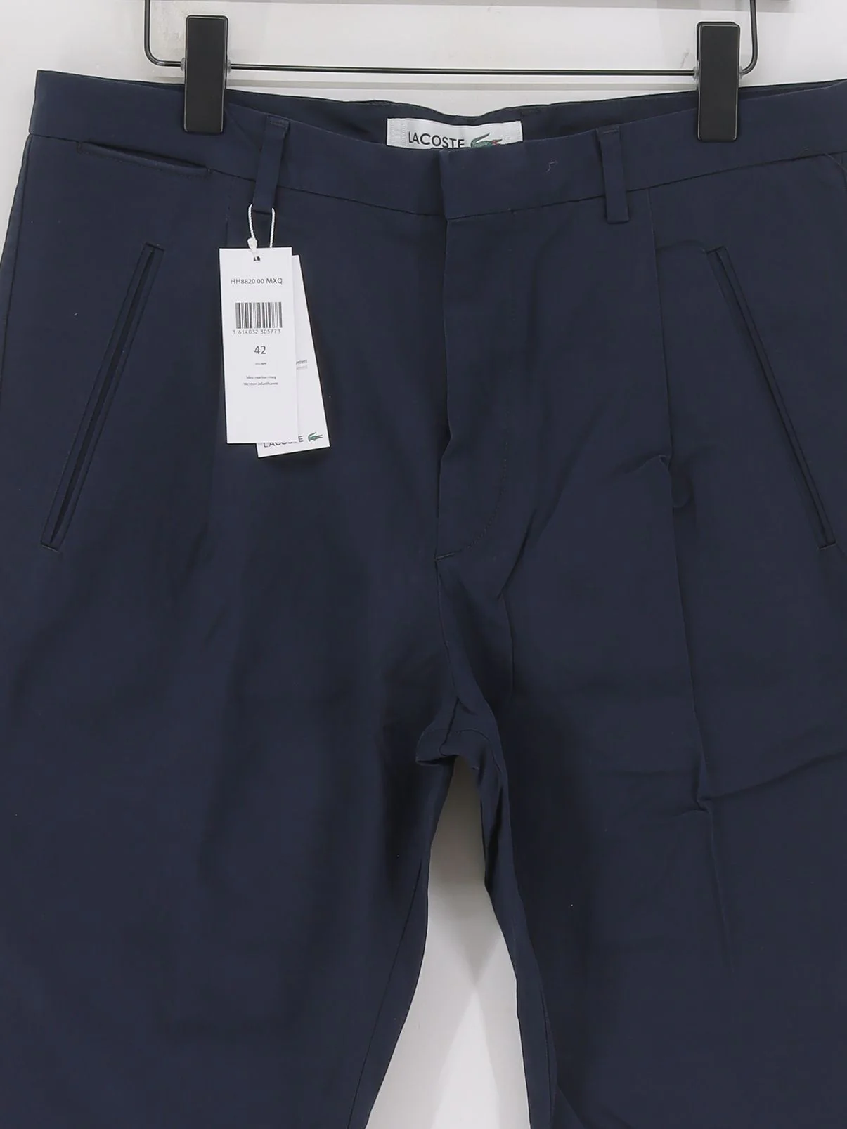 Lacoste Men's Trousers W 33 in Blue Cotton with Elastane Chino New with tags - Image 3