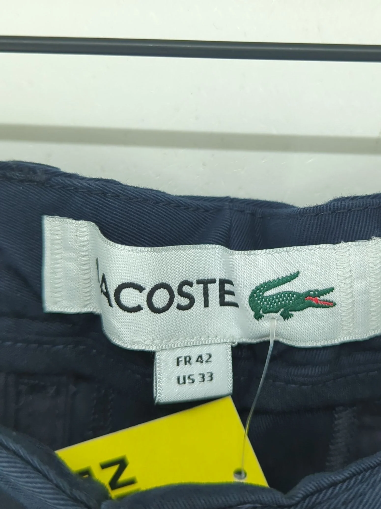 Lacoste Men's Trousers W 33 in Blue Cotton with Elastane Chino New with tags - Image 5