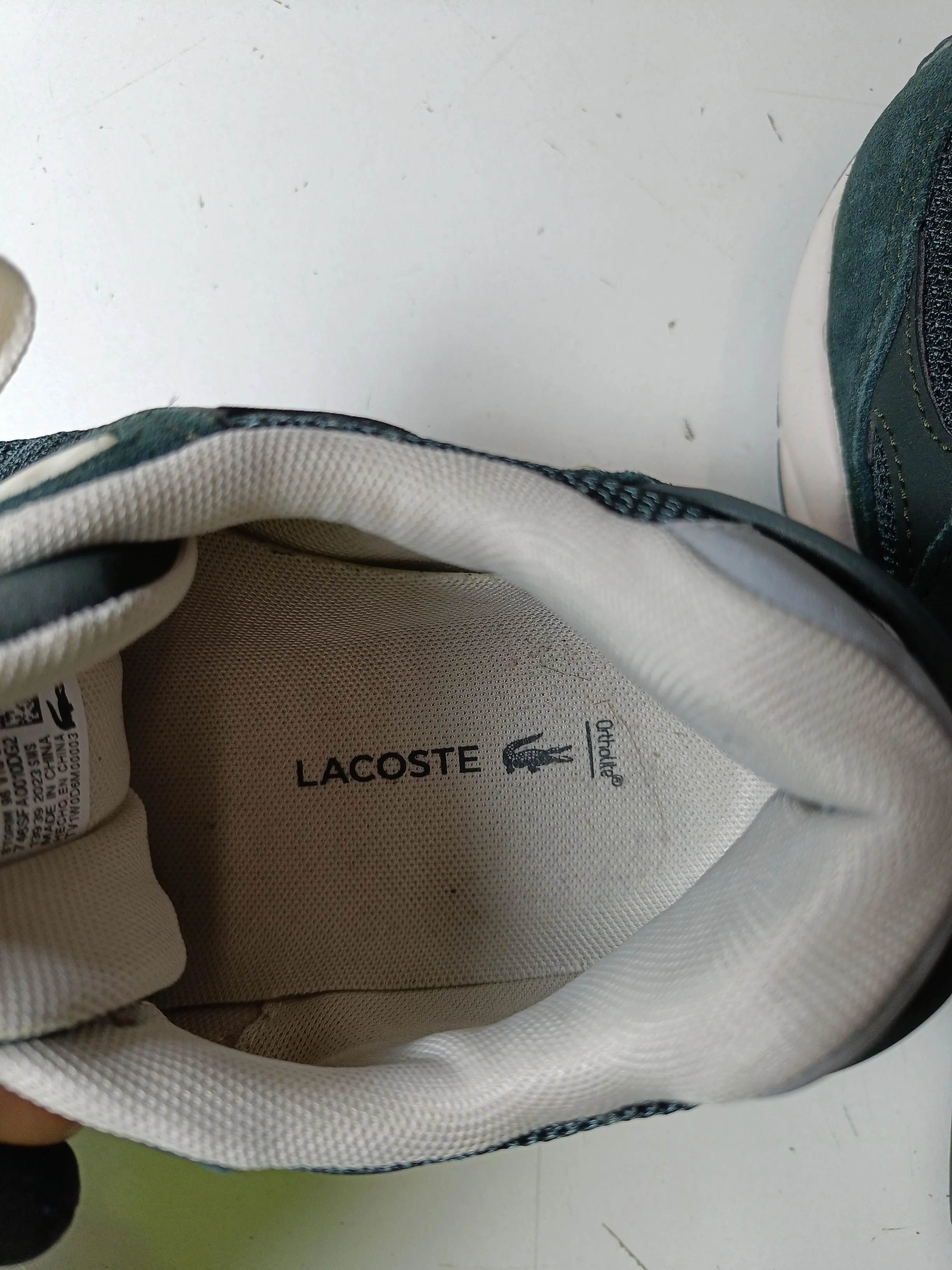 Lacoste Women's Trainers EU38 in Green - Image 8