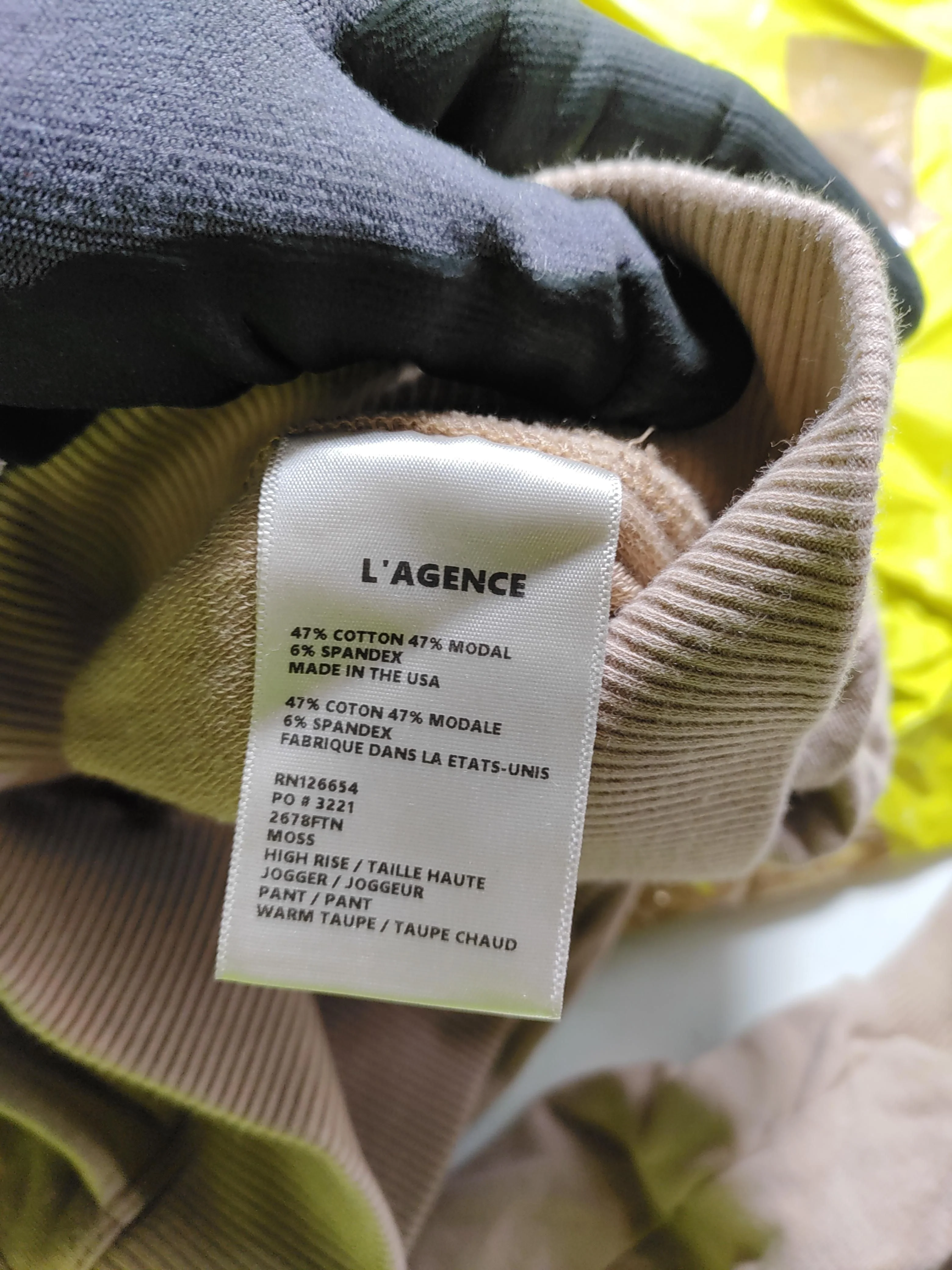 L'agence Women's Sports Bottoms S Tan Cotton - Image 6