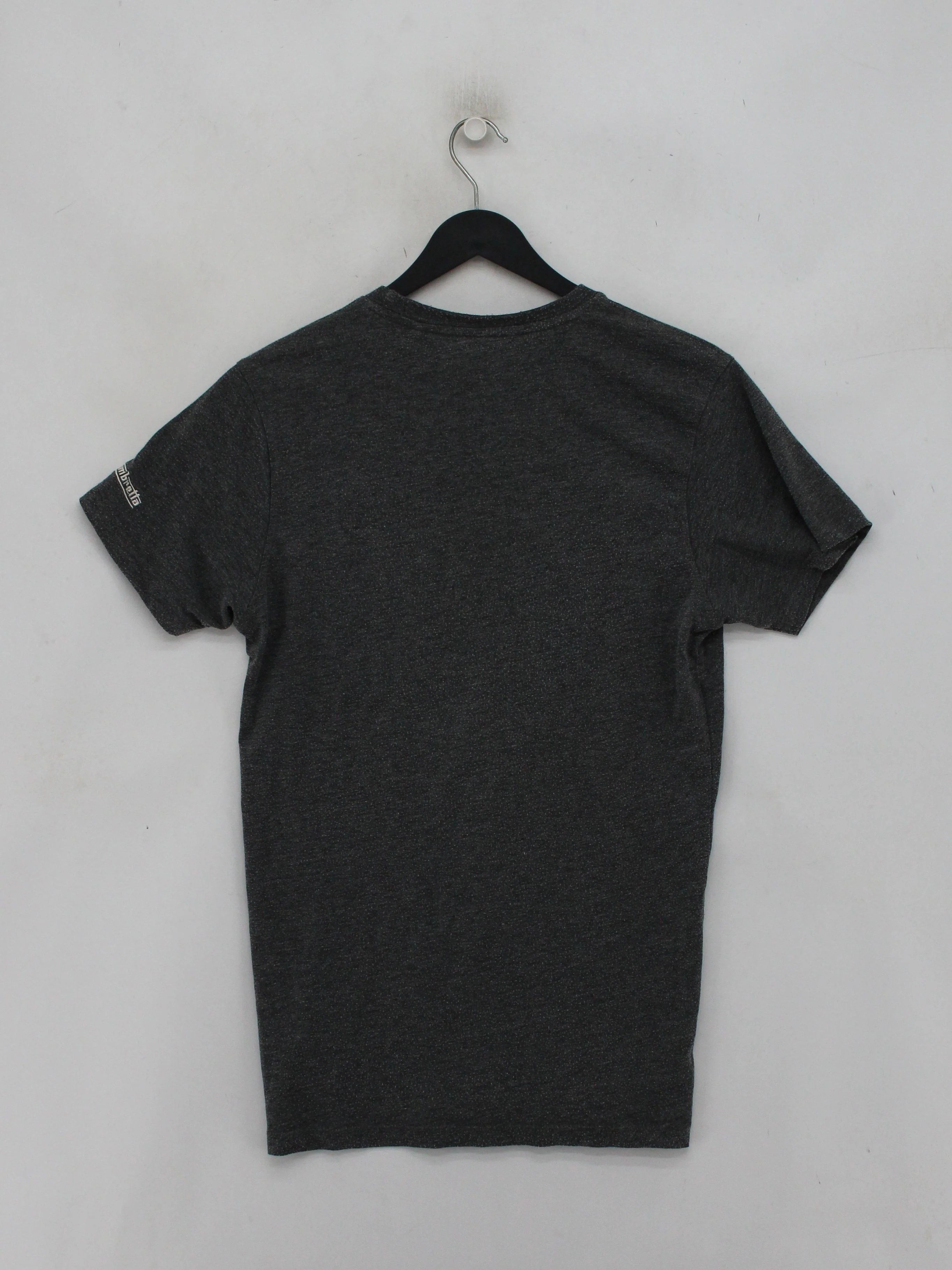 Lambretta Men's T-Shirt S Grey Graphic Polyester with Cotton Basic - Image 2