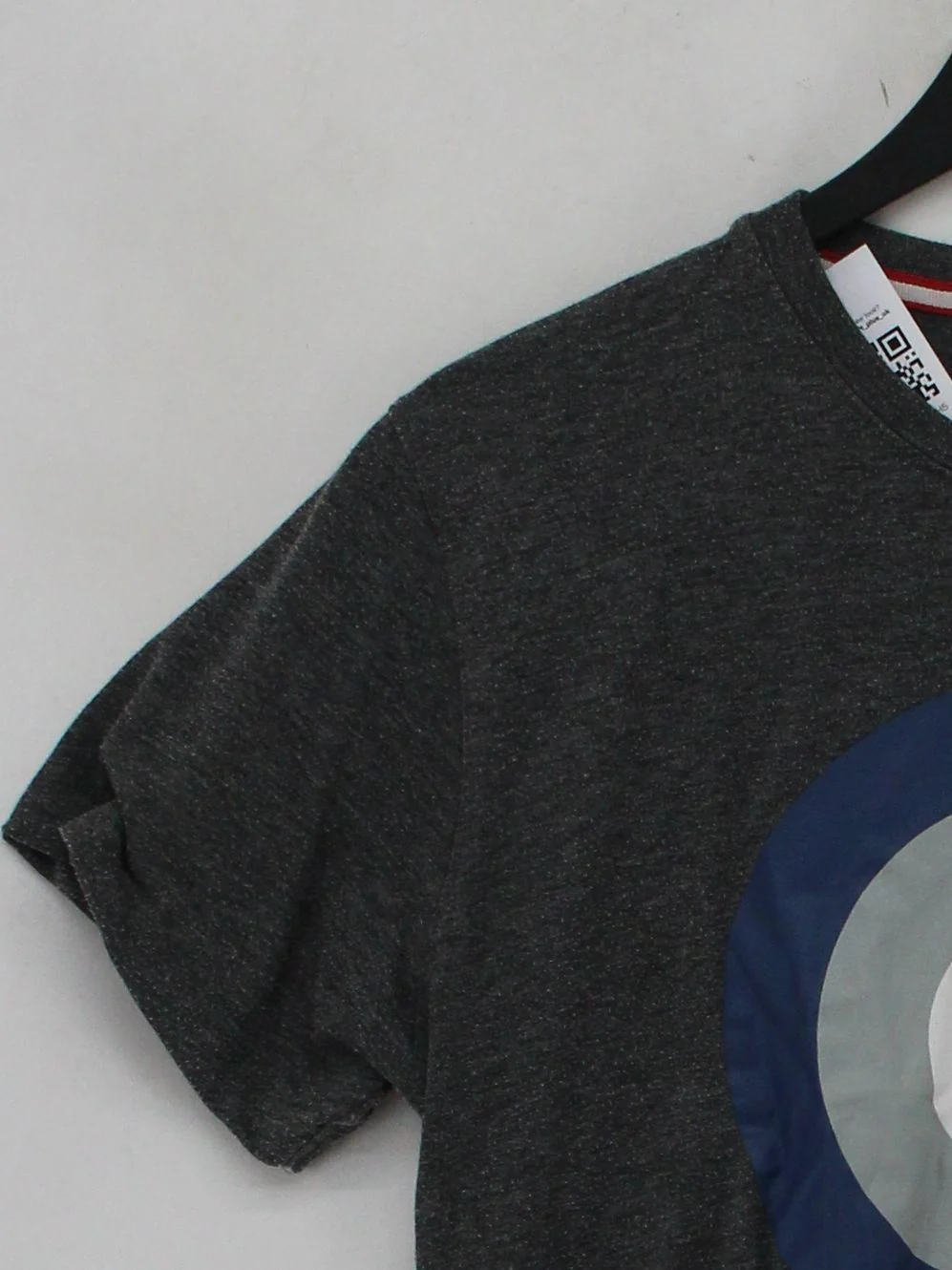 Lambretta Men's T-Shirt S Grey Graphic Polyester with Cotton Basic - Image 4