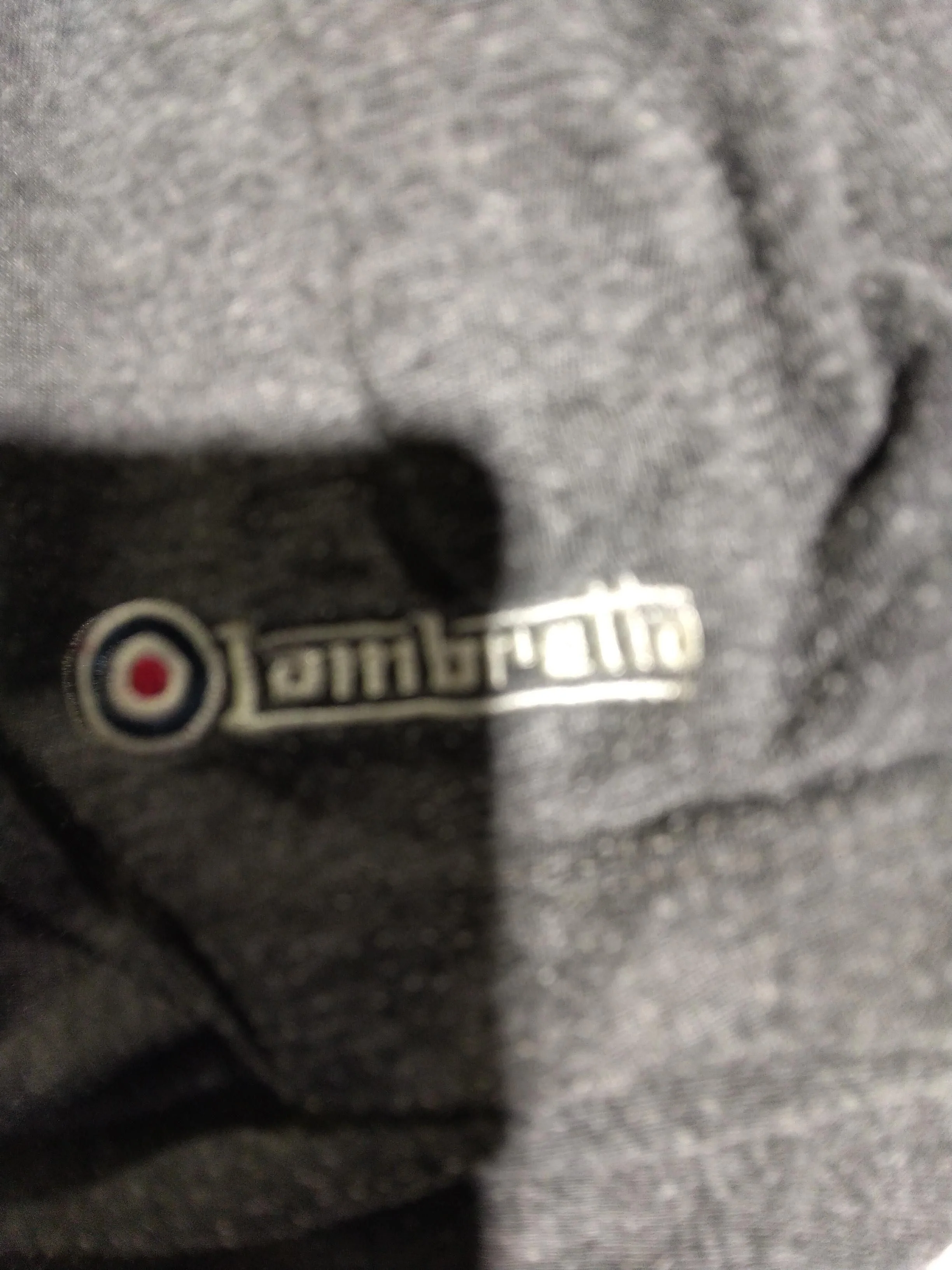 Lambretta Men's T-Shirt S Grey Graphic Polyester with Cotton Basic - Image 5
