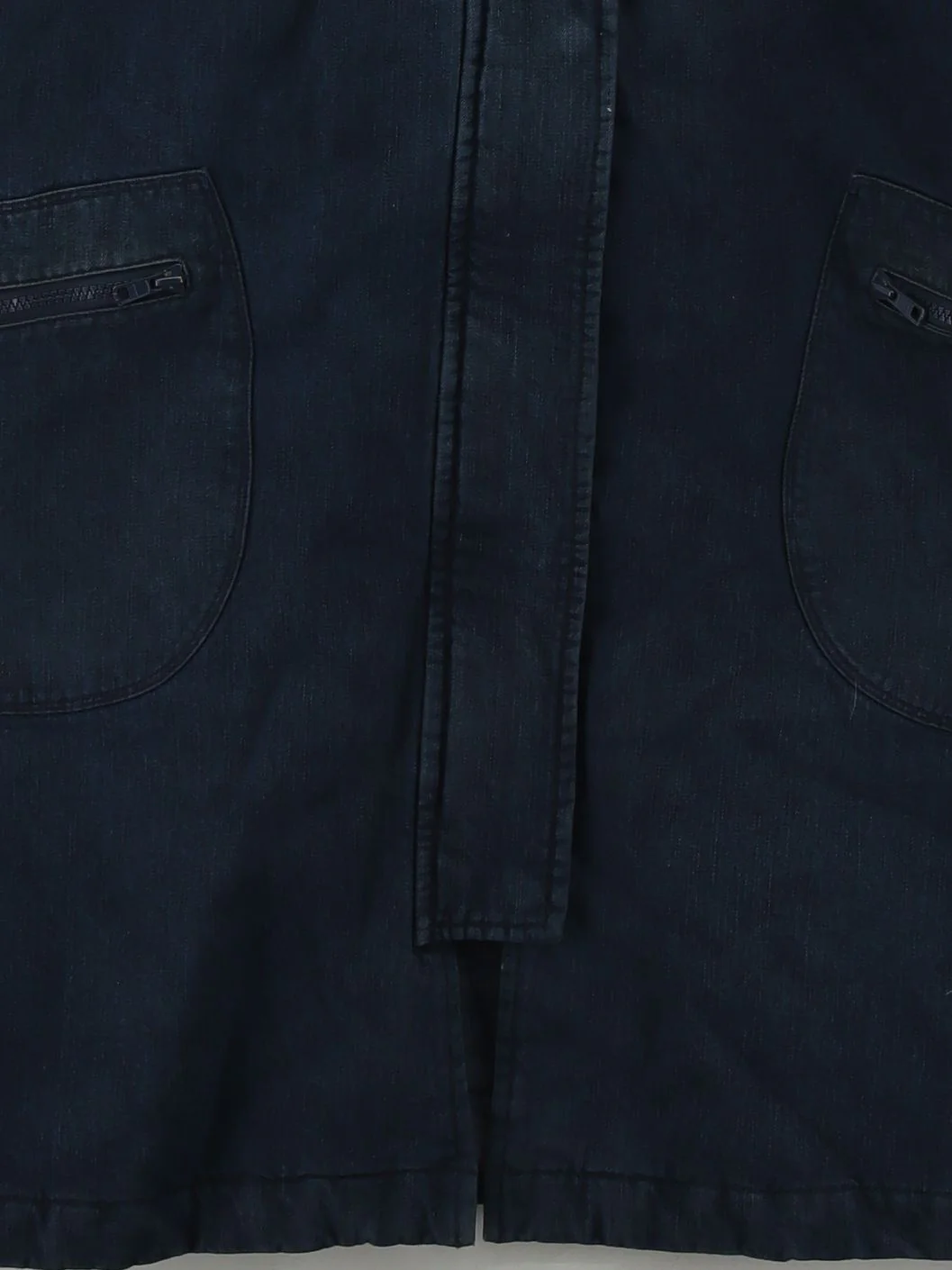 Lambretta Women's Coat UK 14 Blue Cotton with Polyester, Faux Fur Parka - Image 4