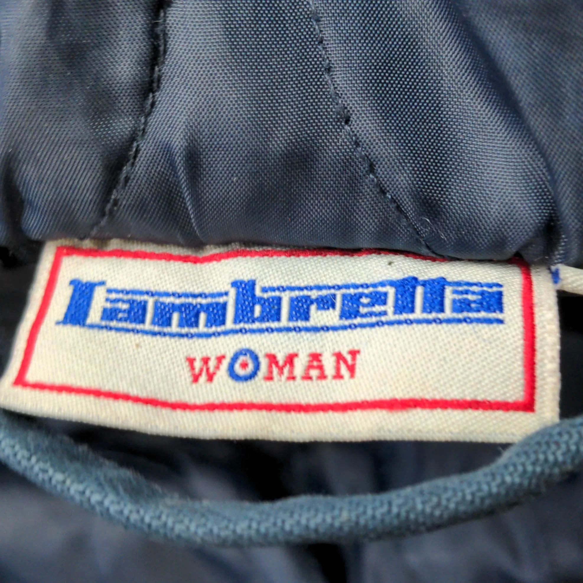 Lambretta Women's Coat UK 14 Blue Cotton with Polyester, Faux Fur Parka - Image 7