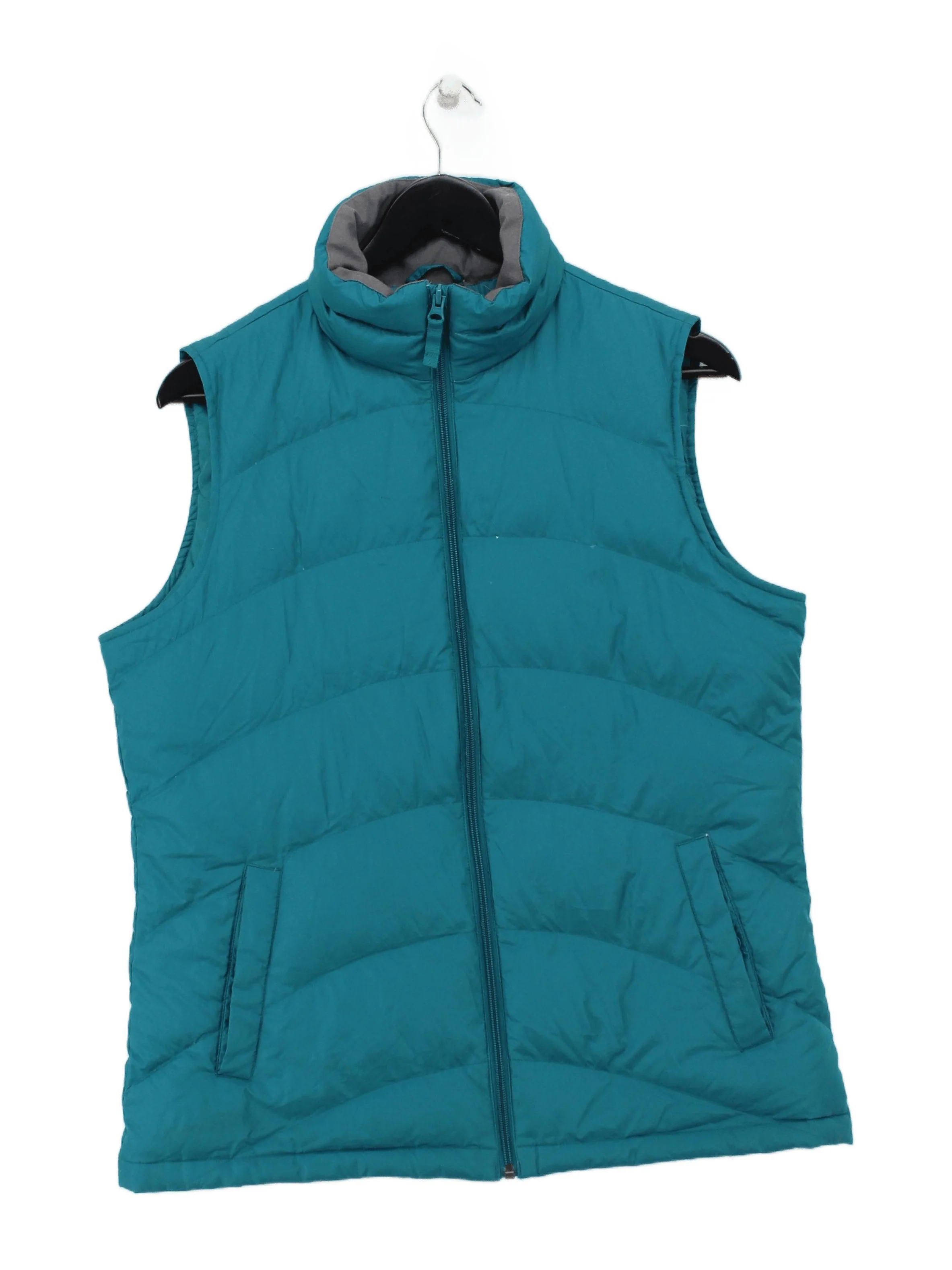 Lands End Men's Coat M Blue Polyester with Other Overcoat