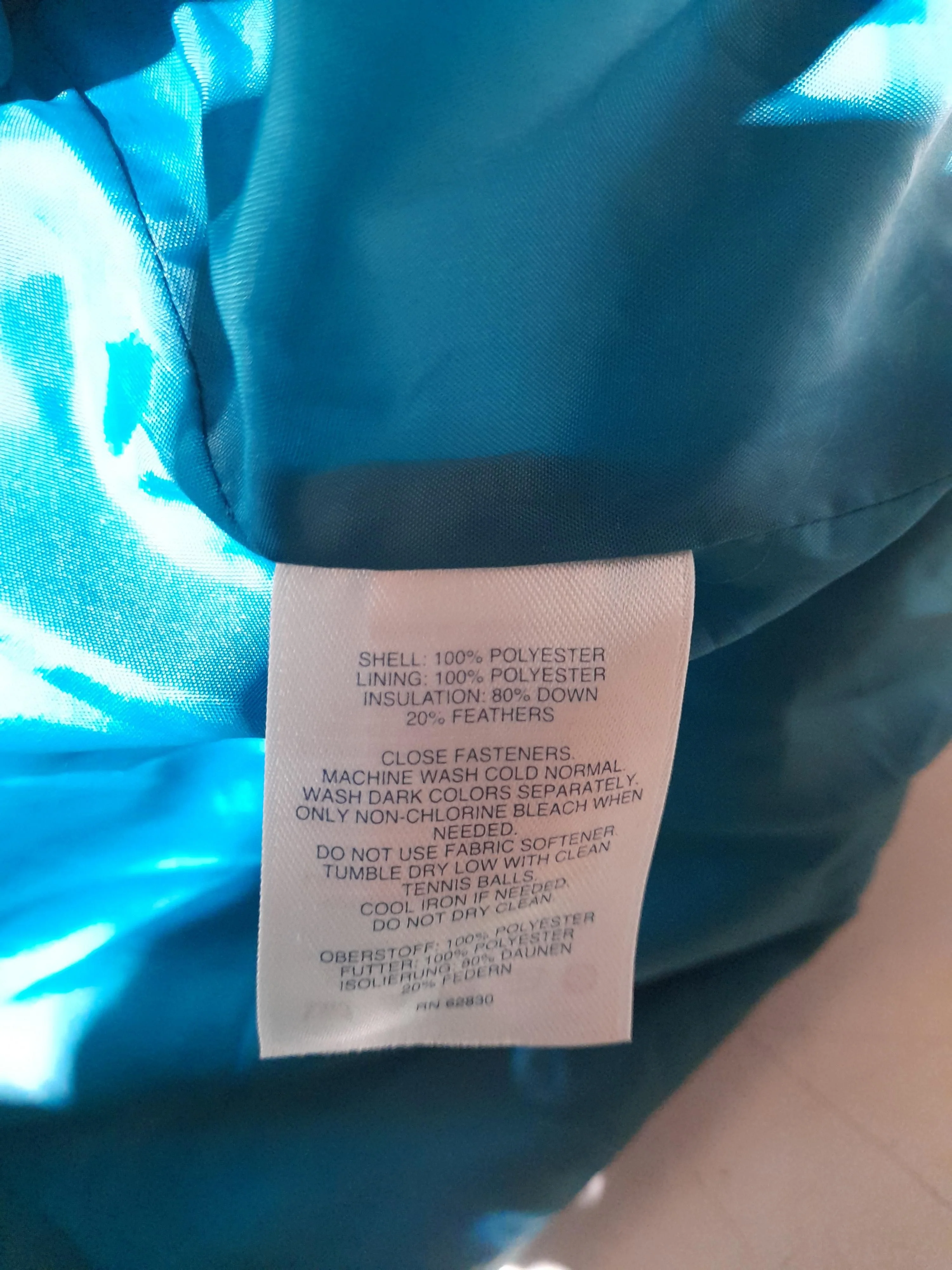 Lands End Men's Coat M Blue Polyester with Other Overcoat - Image 7
